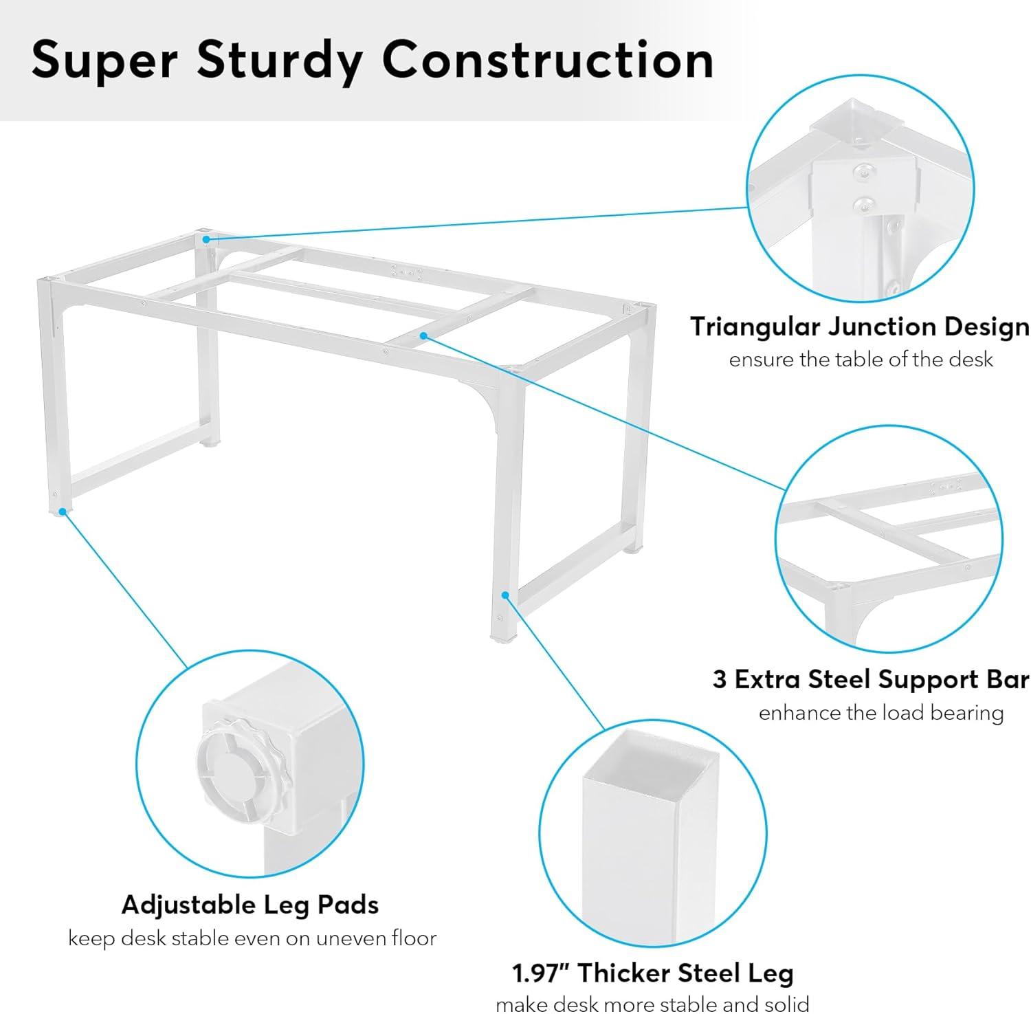 Tribesigns 78.7" Rectangular Office Desk