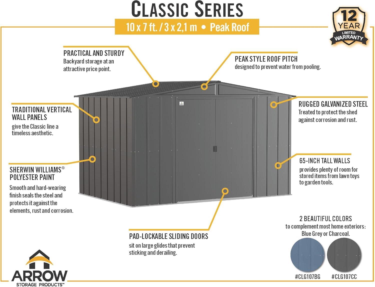 Arrow Arrow Metal Storage Shed