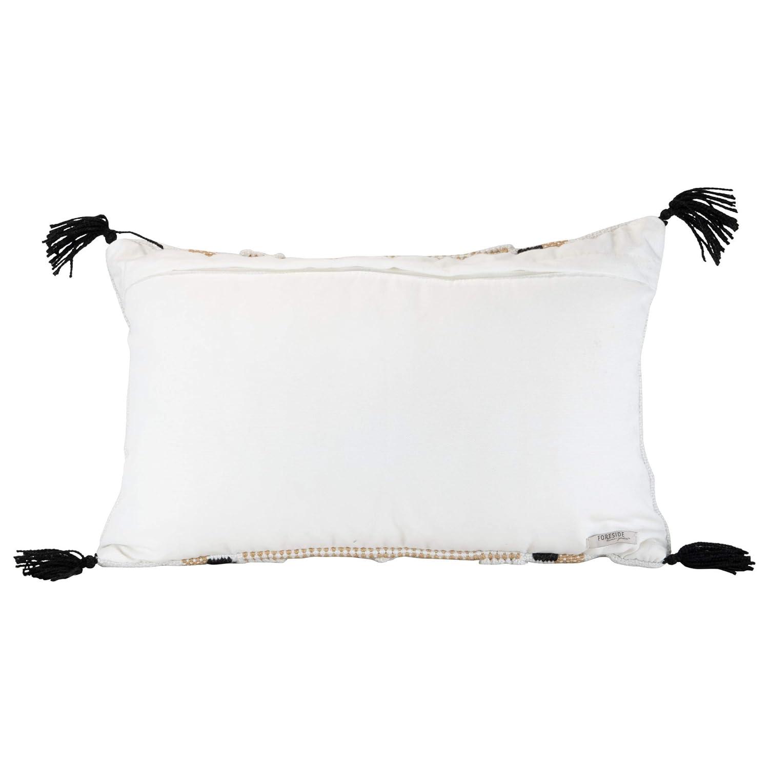 Foreside Home & Garden Tassels Indoor/Outdoor Throw Pillow