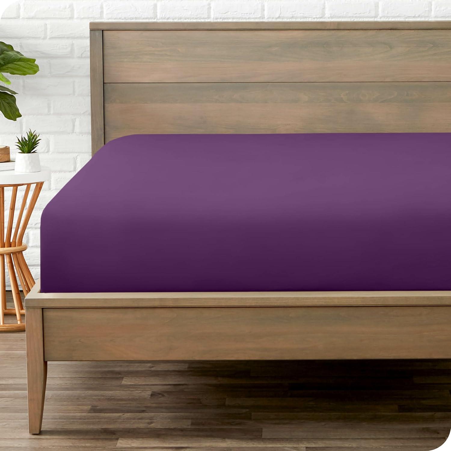 Bare Home Microfiber Fitted Sheet
