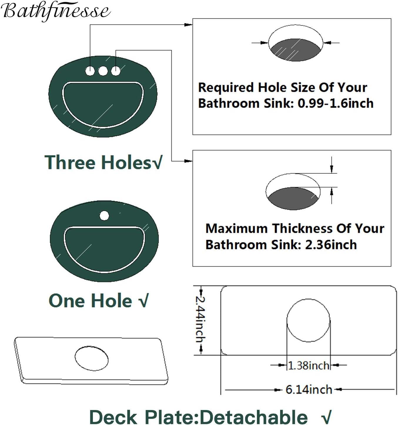 Single-Hole Single-handle Bathroom Faucet