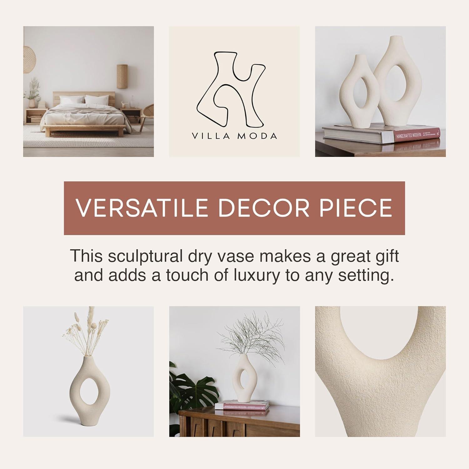 Villa Moda Villa Moda Emile Abstract Organic Decorative Modern Vase