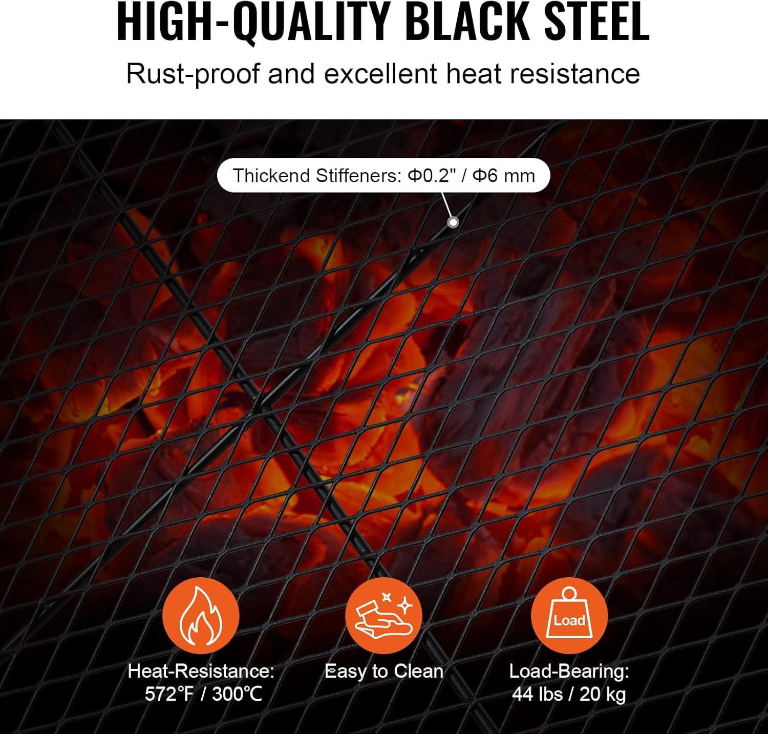 VEVOR Round Alloy Steel Fire Pit Tool