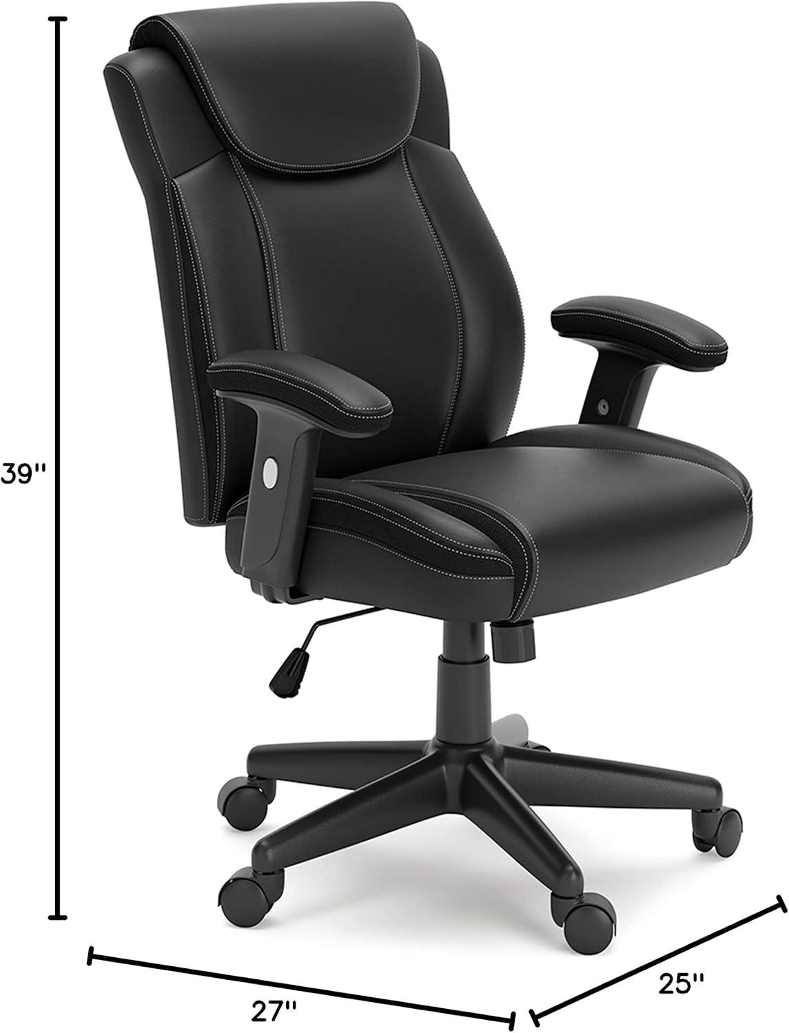 Signature Design by Ashley Casual Corbindale Home Office Chair  Black