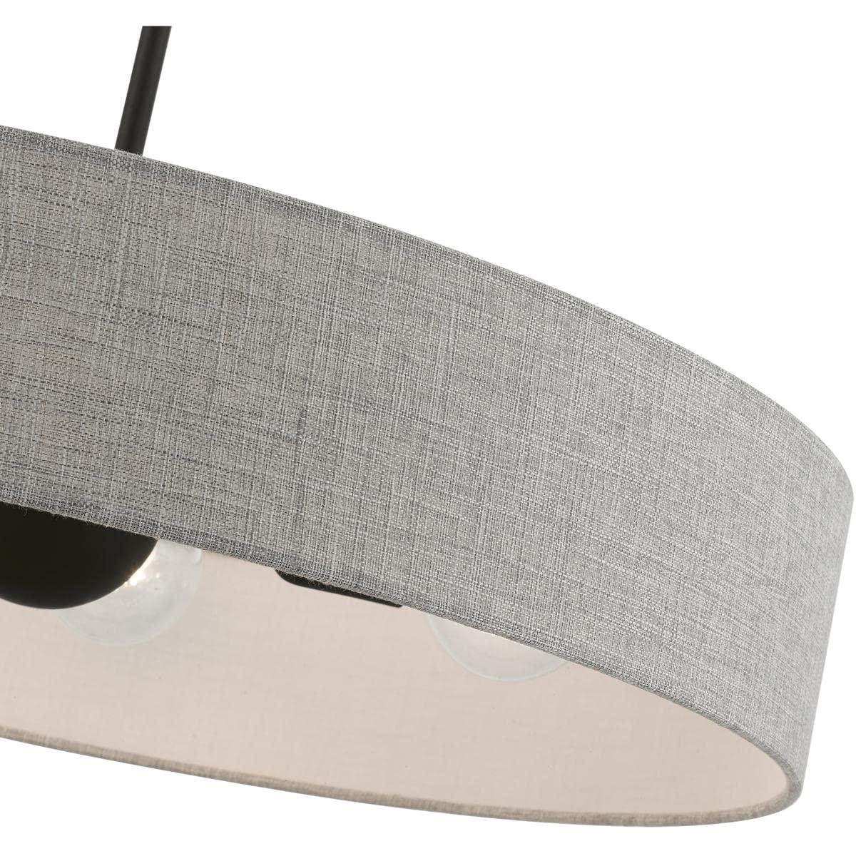 Livex Lighting Elmhurst 5 - Light Pendant in  Black