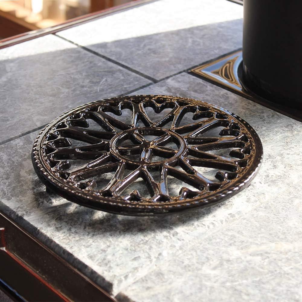 Highland Dunes Metal Round 1 Piece Trivet