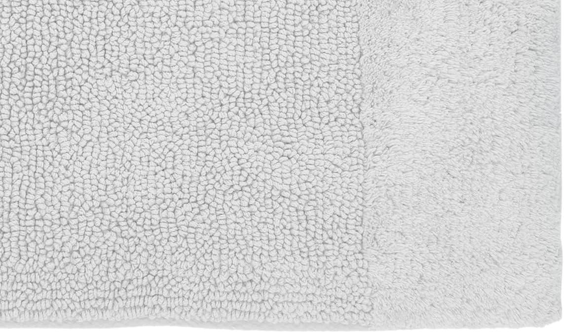 Better Trends Granada 100% Cotton Tufted Non-Slip Backing Bath Rug Set 3 PC (17" x 24" | 20" x 20" | 21" x 34") - White