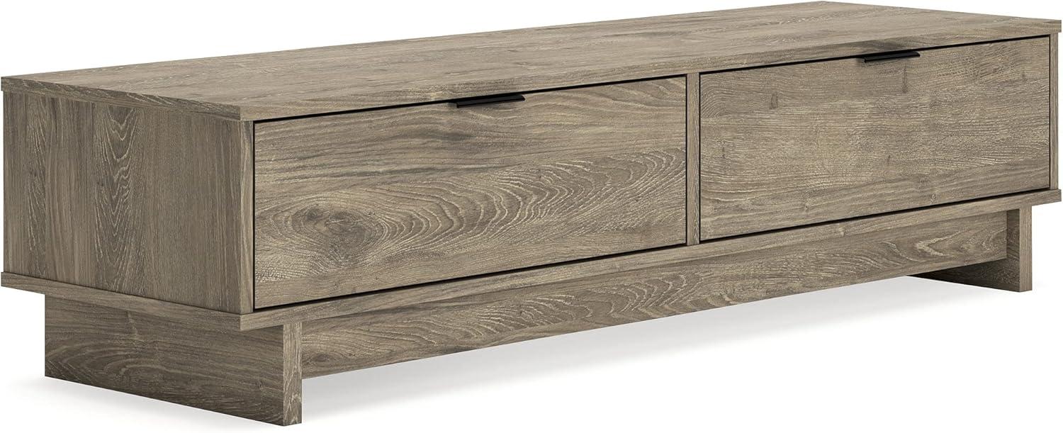 Rustic Pewter-Tone Hall Tree with Dual Storage Drawers