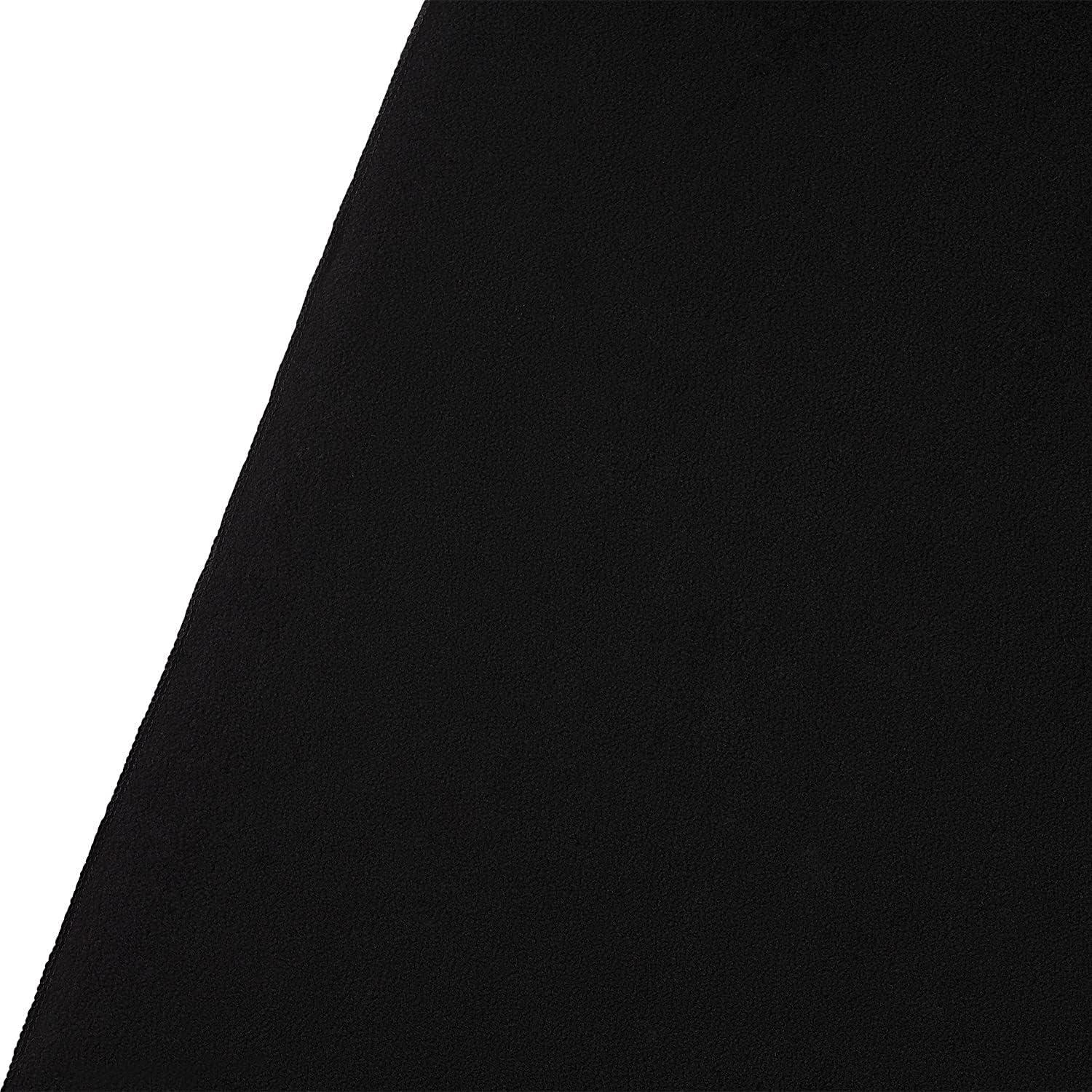 8x13' X-Drop Pro Wrinkle-Resistant Backdrop, Rich Black Sweep