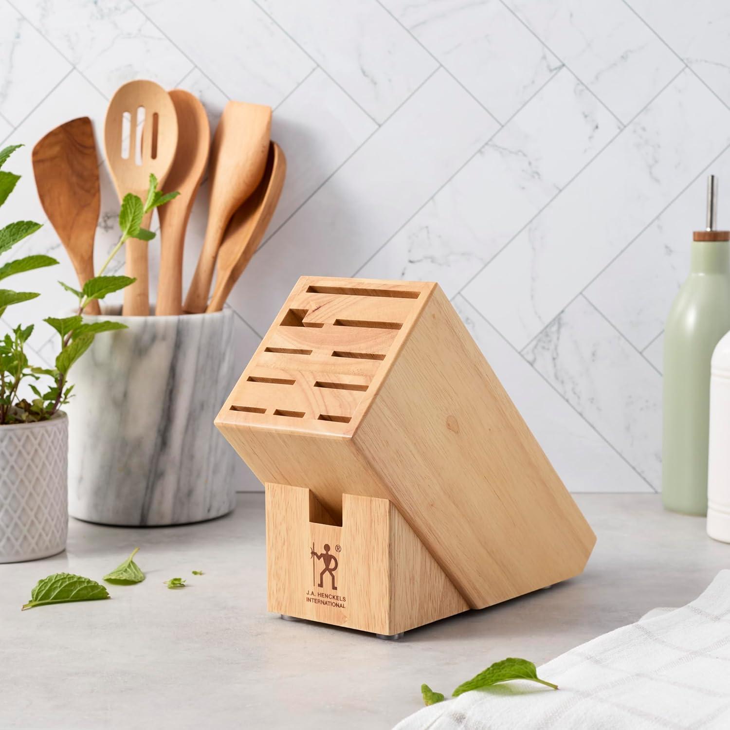 Henckels Hardwood Knife Block, Knife Storage, 11-slot