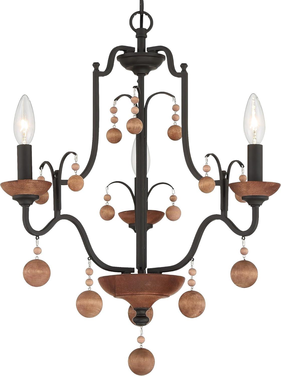 Minka Lavery - Colonial Charm - 3 Light Chandelier-21.5 Inches Tall and 18.75