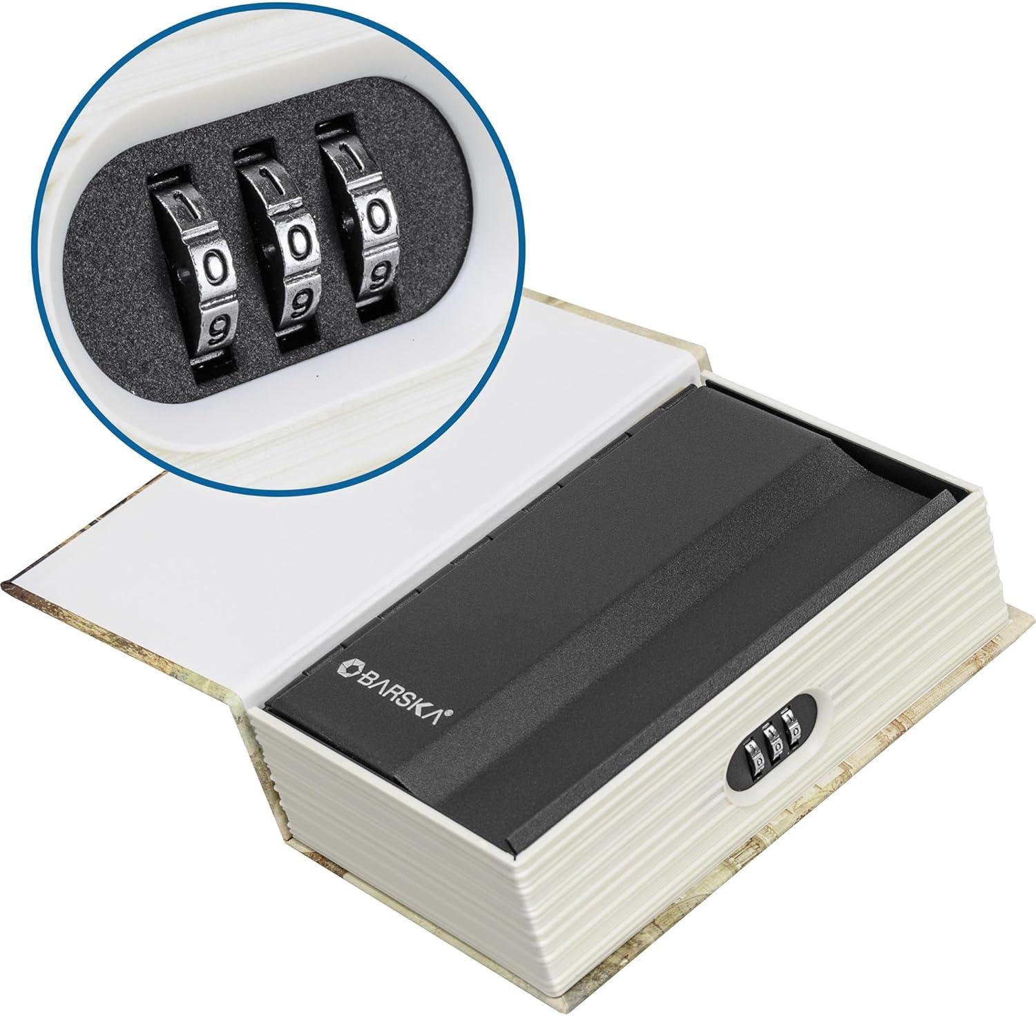 Barska PARIS BOOK LOCK BOX W/COMBINATION LOCK