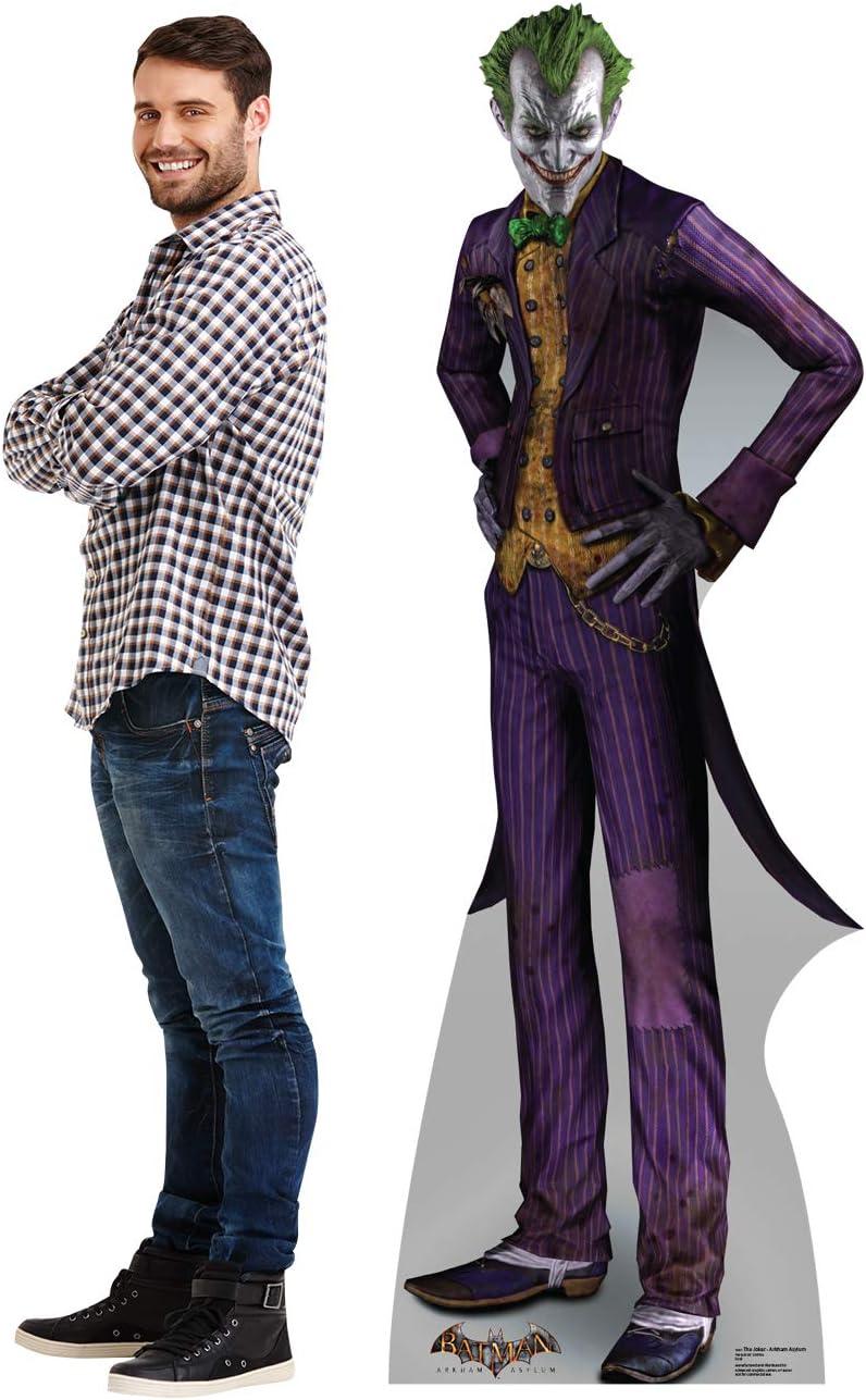 Advanced Graphics  The Joker - Arkham Asylum Game Cardboard Cutout