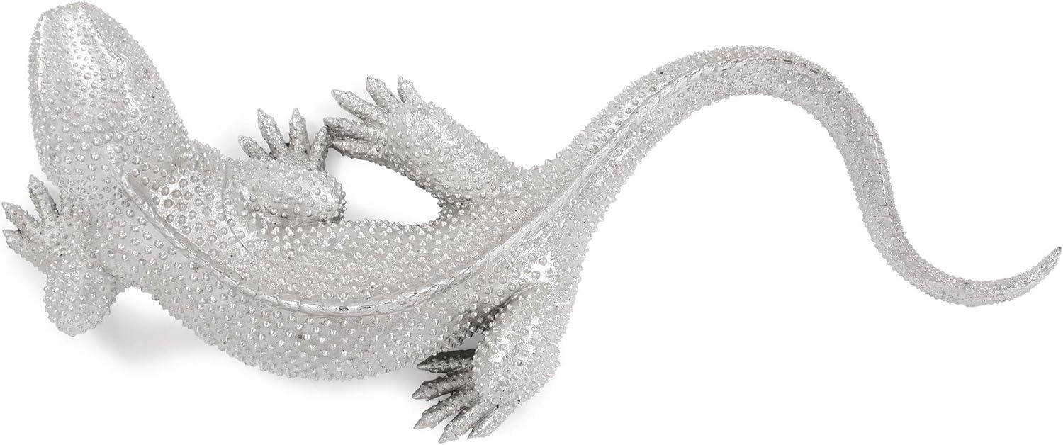 Elizabeth Austin Bright Nickel Plated Lizard