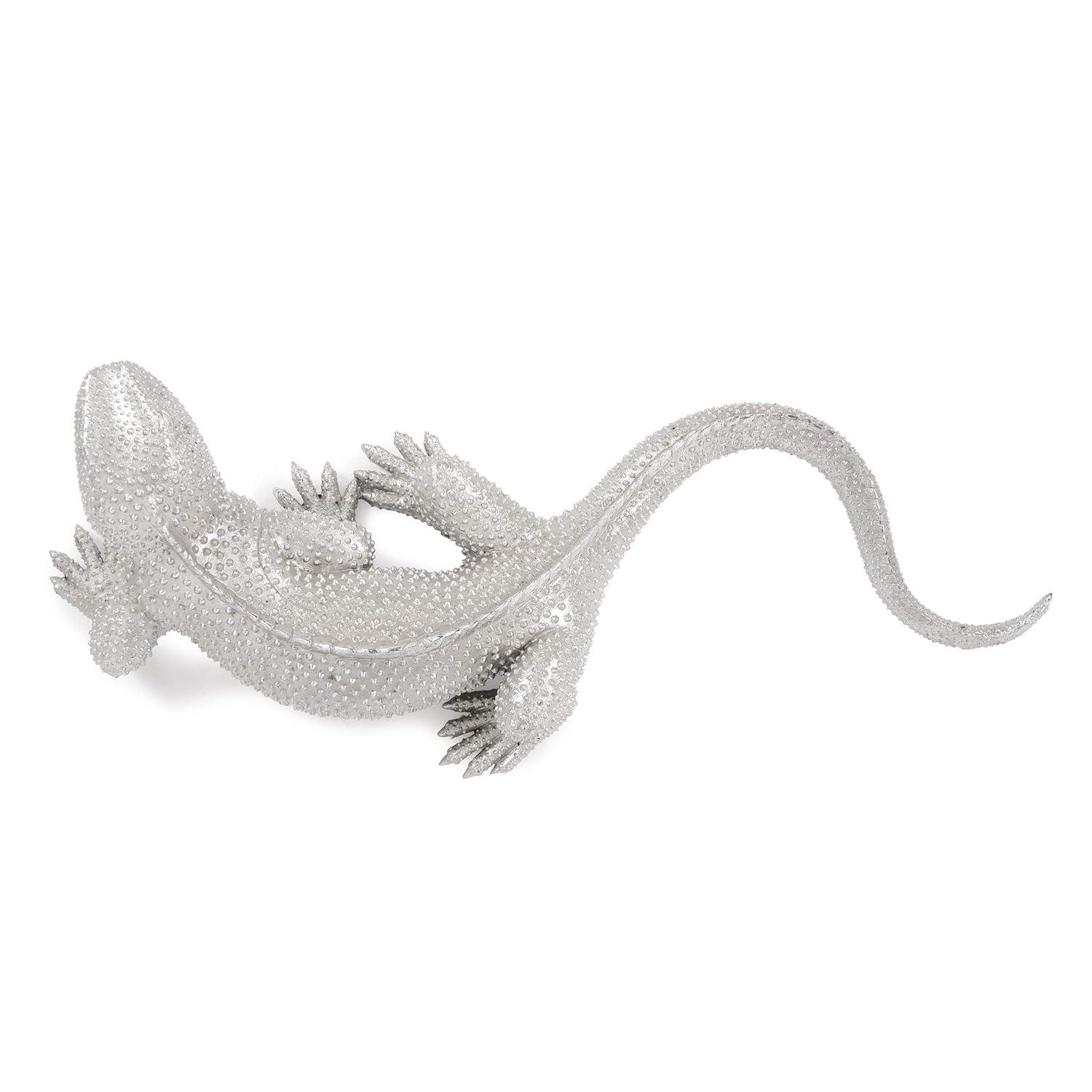 Elizabeth Austin Bright Nickel Plated Lizard