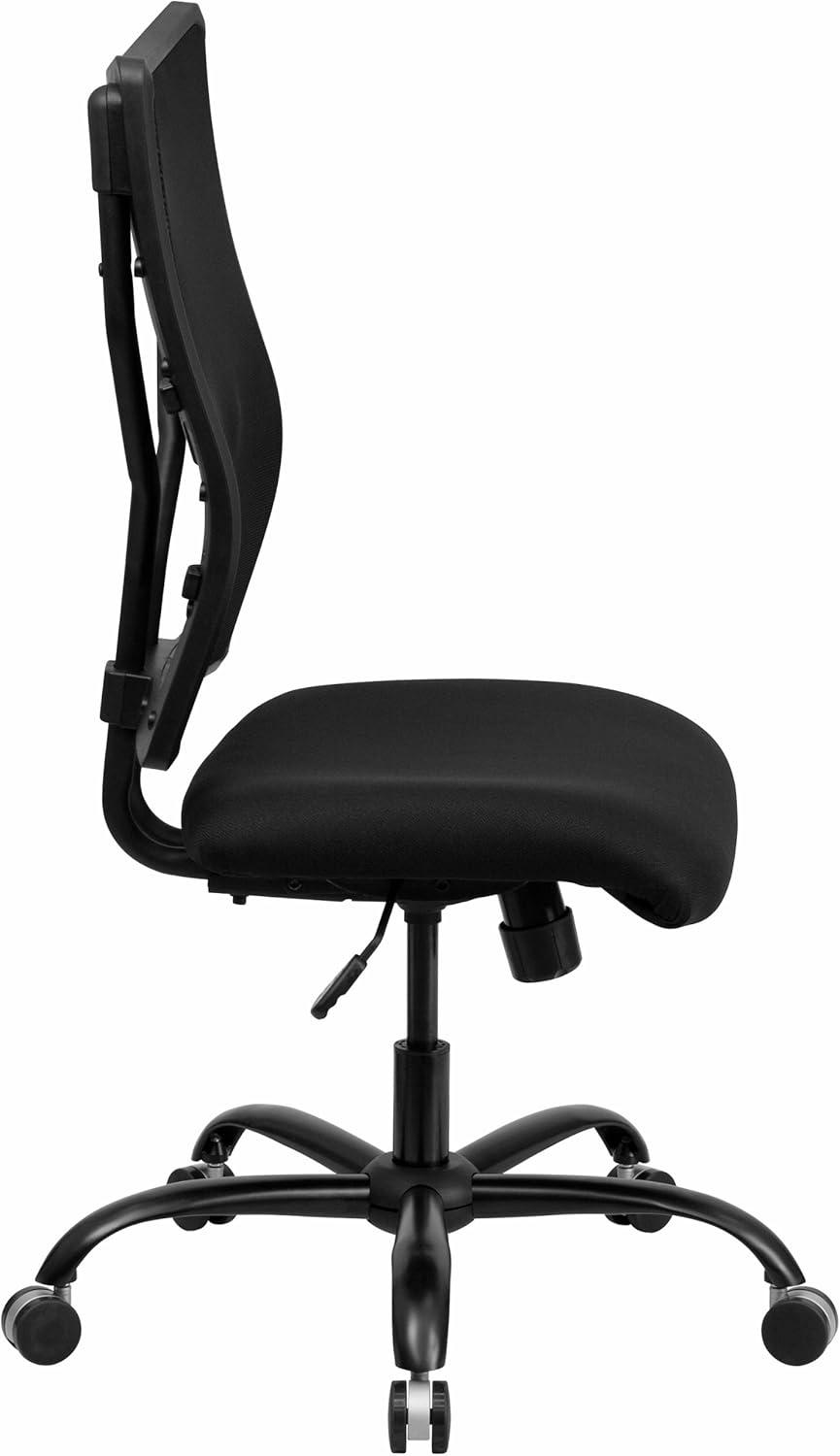 Flash Furniture HERCULES Series Big & Tall 400 lb. Rated Black Mesh Executive Swivel Ergonomic Office Chair