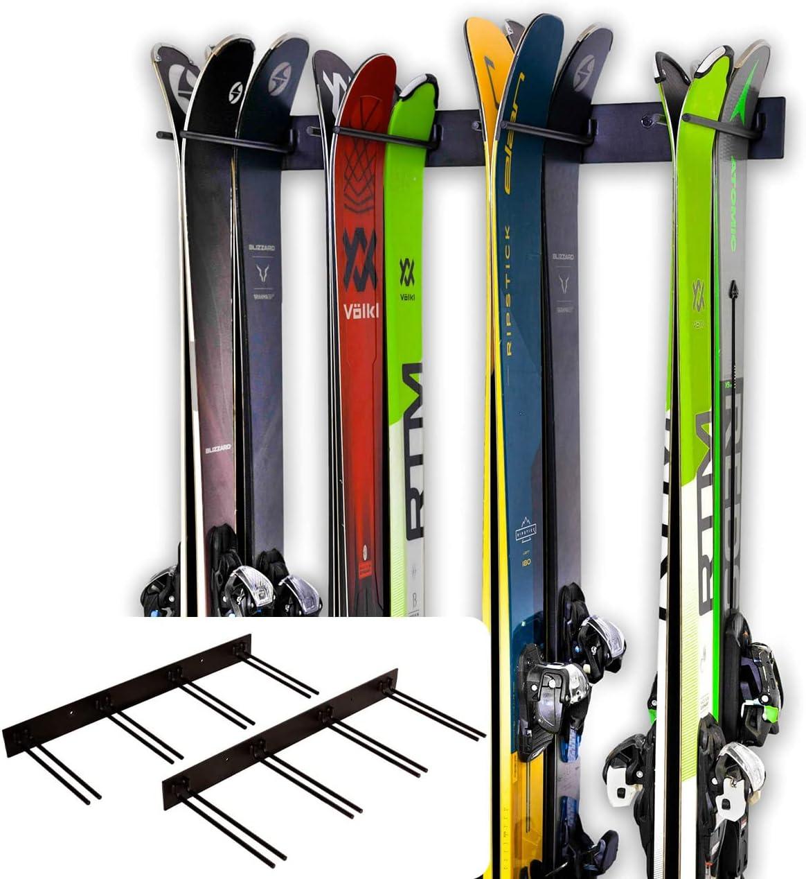 StoreYourBoard Snowbasin Ski Storage Rack | Holds 16 Pairs of Skis