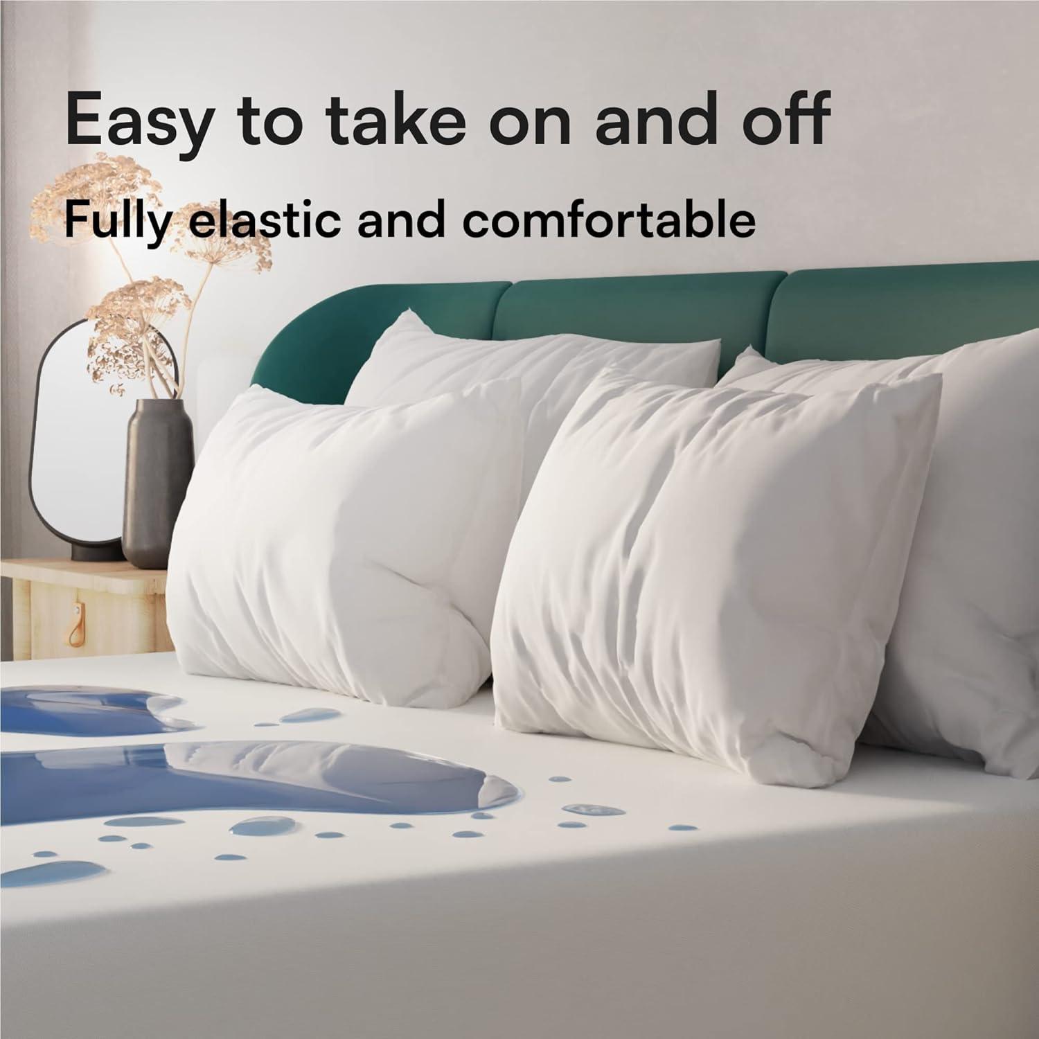 Niagara Sleep Solution Waterproof Mattress Pad Protector Twin 39x75