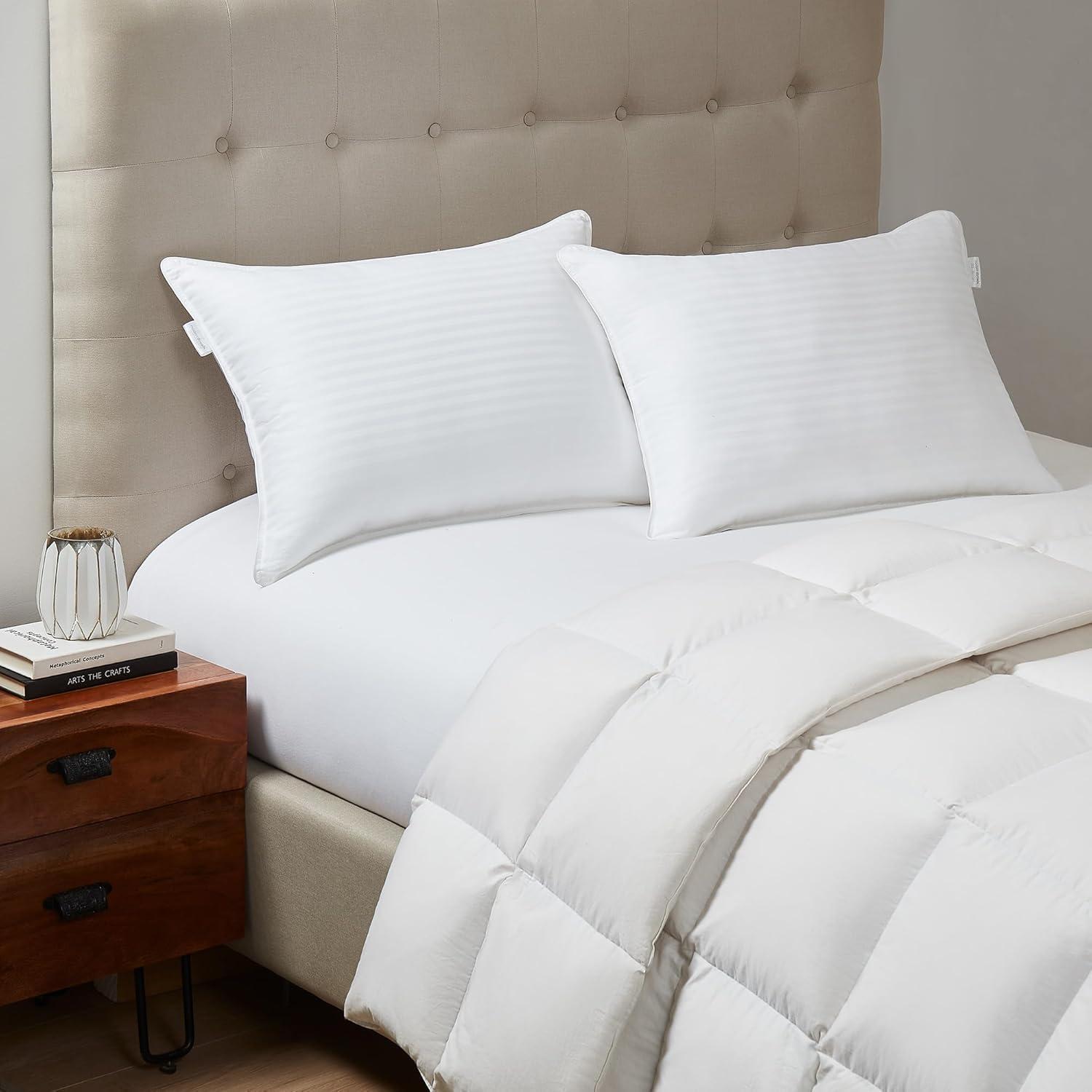 Modern Threads Hotel Collection 250 Thread Count Cotton Bed Pillow.