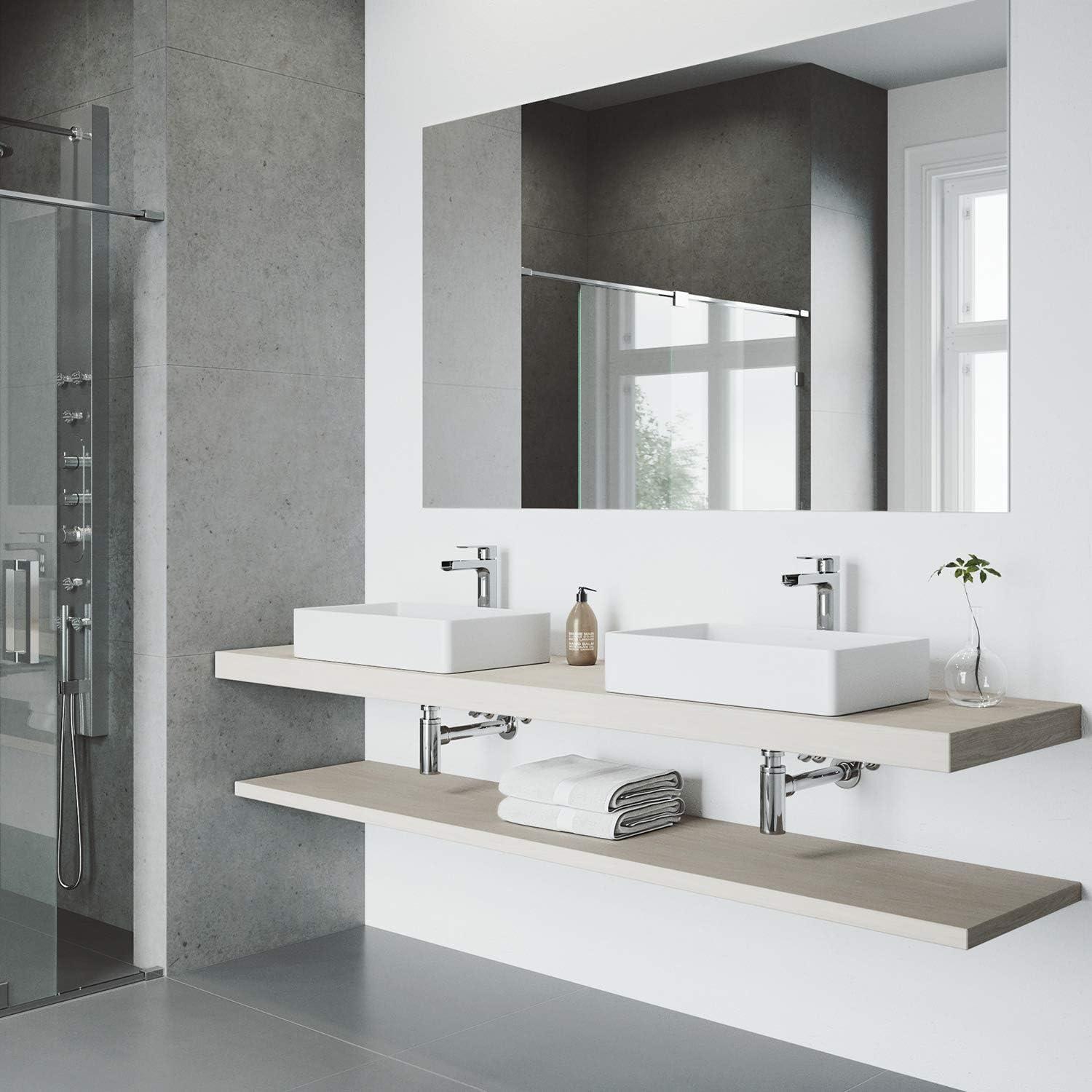 Amada Single Handle Vessel Sink Bathroom Faucet