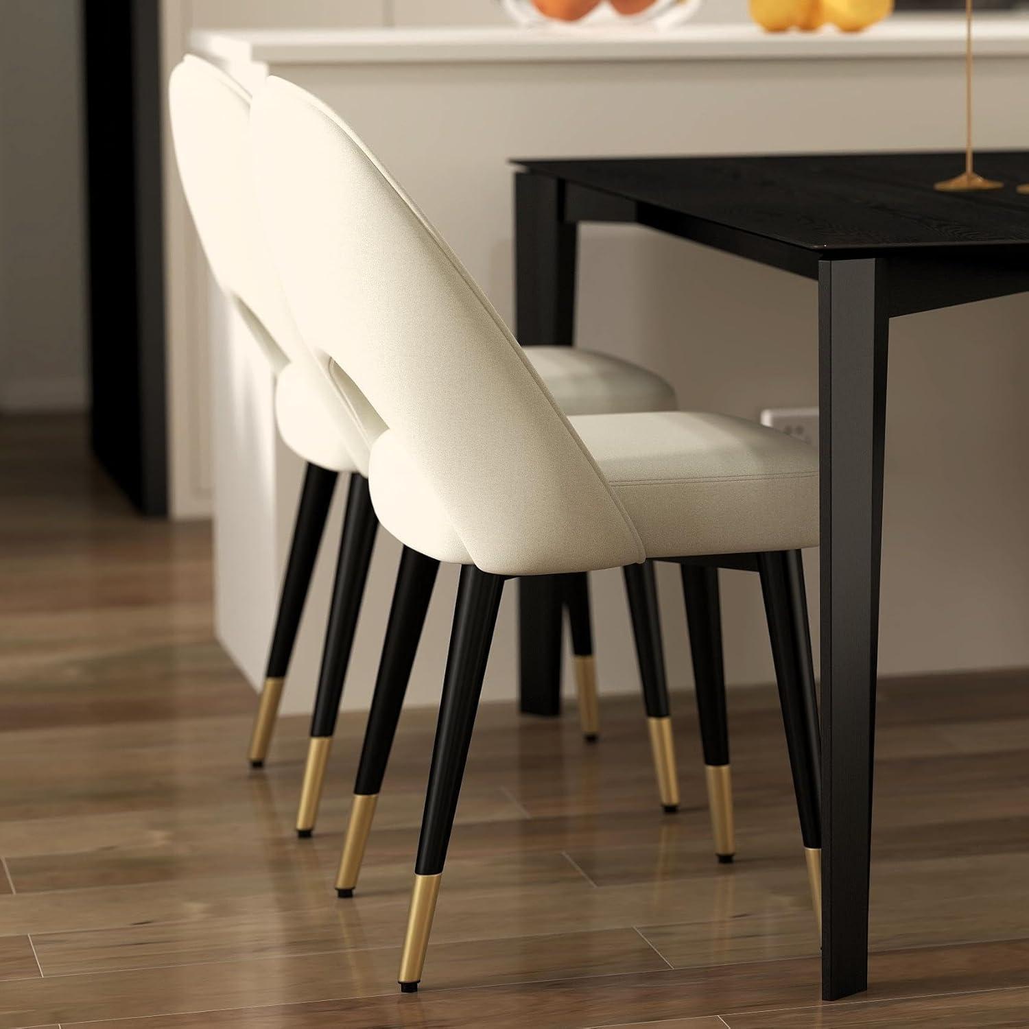 Mercer41 Volena 19.1'' H Velvet Upholstered Side Chair (Set of 2)