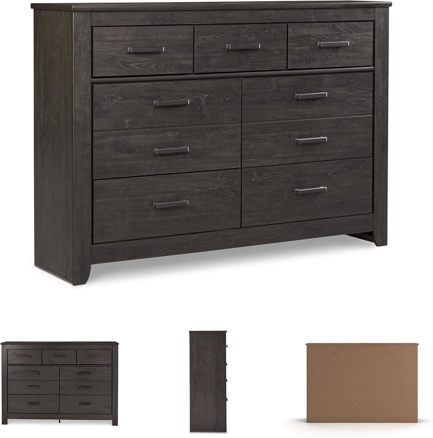 Ashley Furniture Brinxton 7 Drawer Dresser in Charcoal