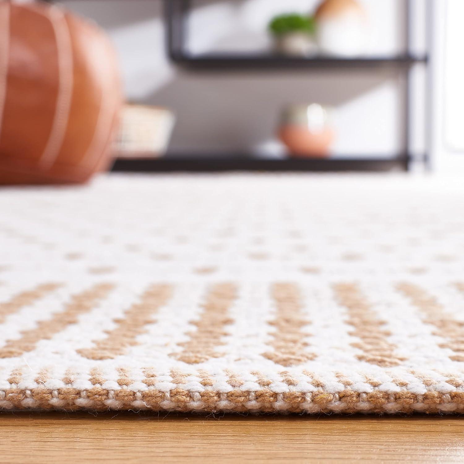 Montauk MTK714 Hand Woven, Flat Weave Indoor Accent Rug - Beige/Ivory - 3'x5' - Safavieh