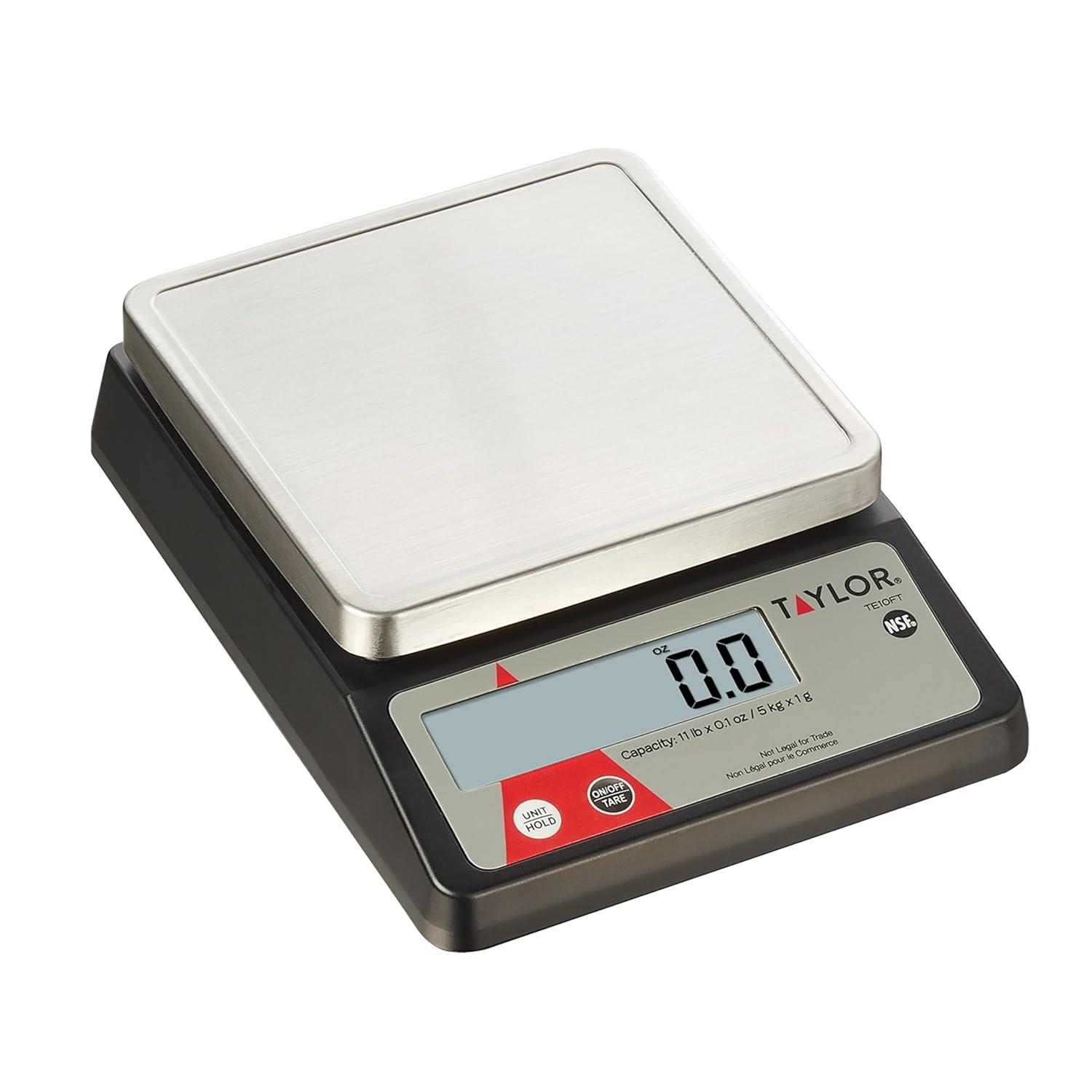 Taylor 11-Pound Stainless Steel Digital Portion Control Scale