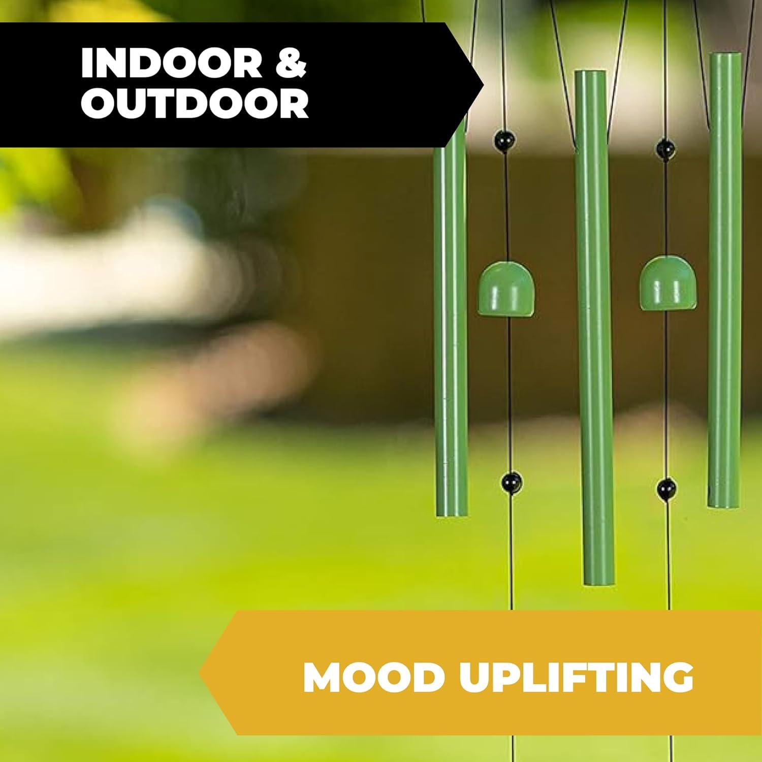 Dawhud Direct 30" H Rustic Copper Owl Wind Chimes - Garden Decoration