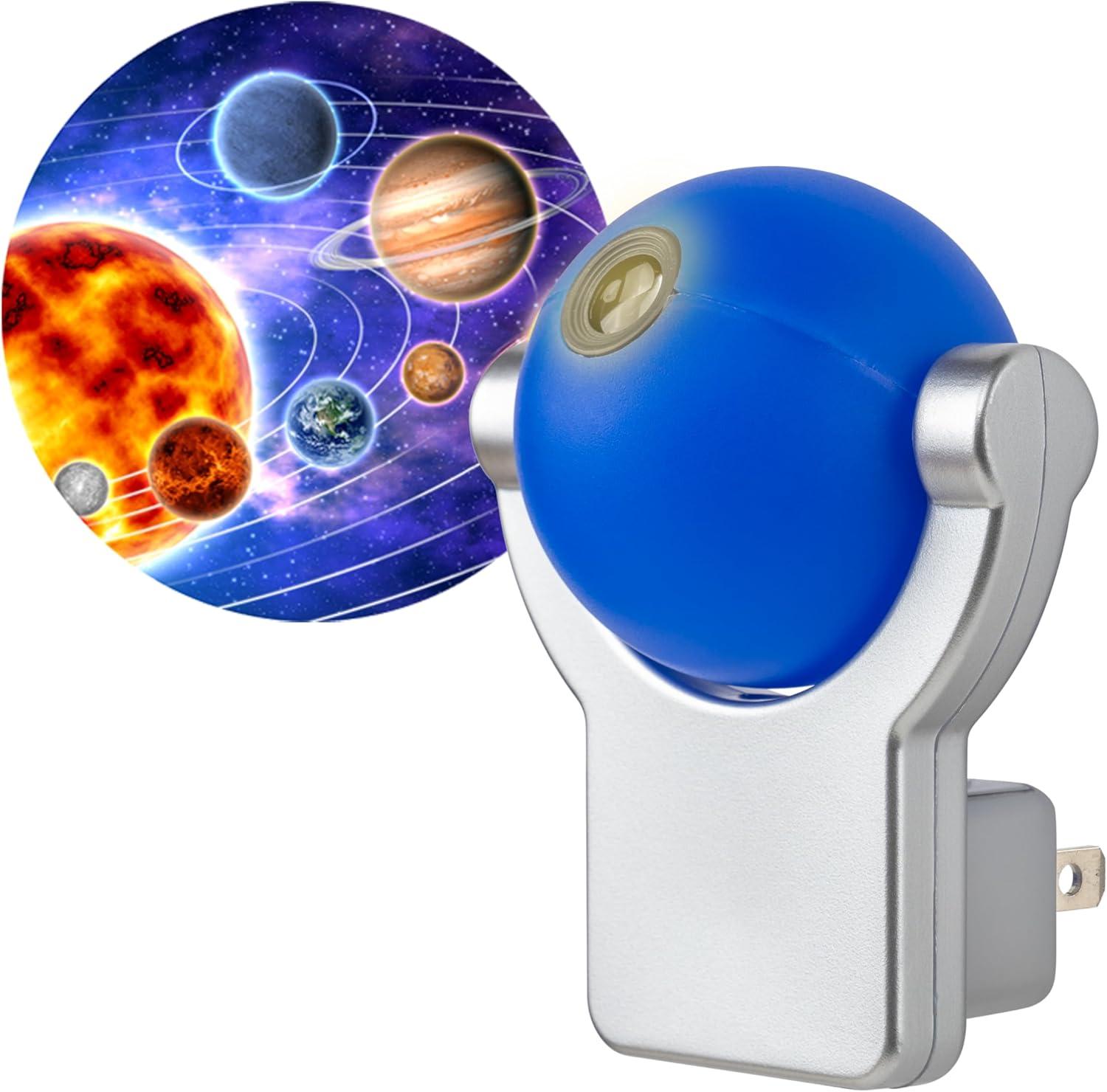 Projectables Solar System LED Plug-in Night Light, 3.5in, 2.8in – 11282