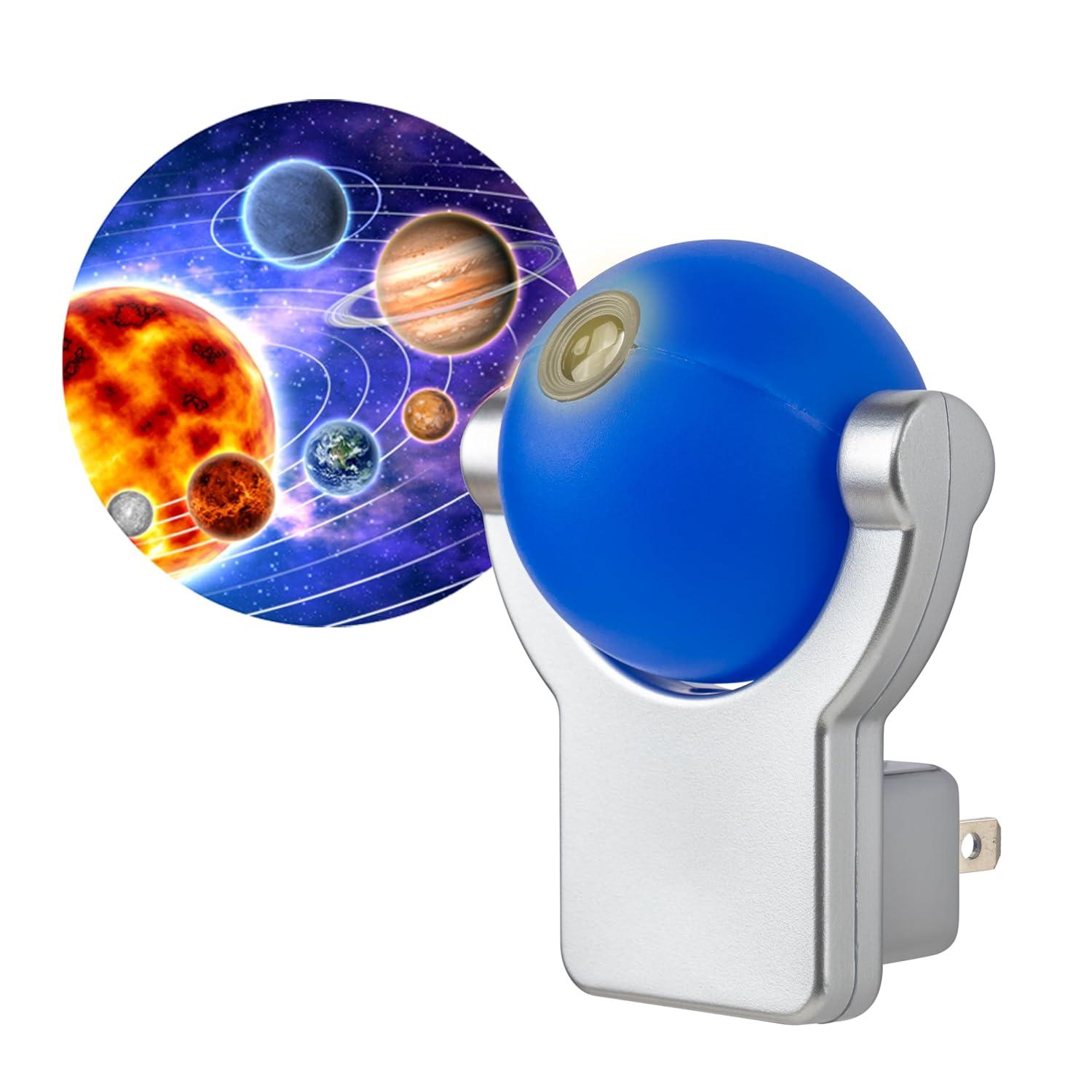 Projectables Solar System LED Plug-in Night Light, 3.5in, 2.8in – 11282