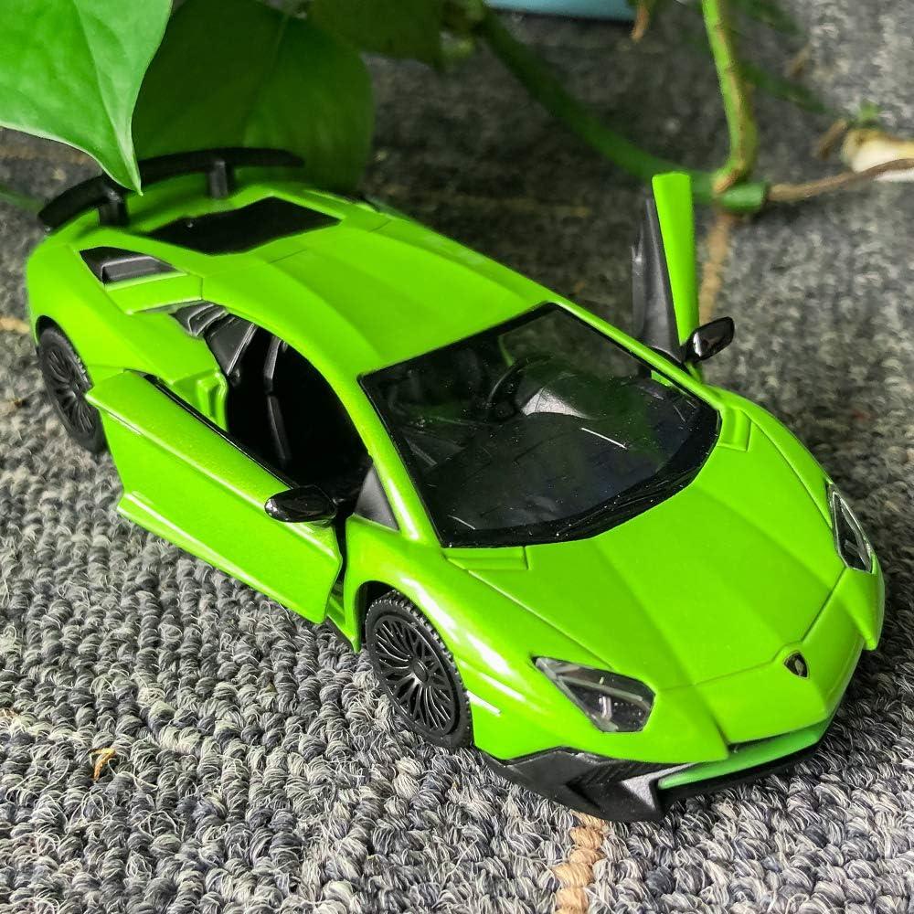 TGRCM-CZ 1/36 Scale Aventador LP700-4 Casting Car Model, Zinc Alloy Toy Car for Kids, Pull Back Vehicles Toy Car for Toddlers Kids Boys Girls Gift
