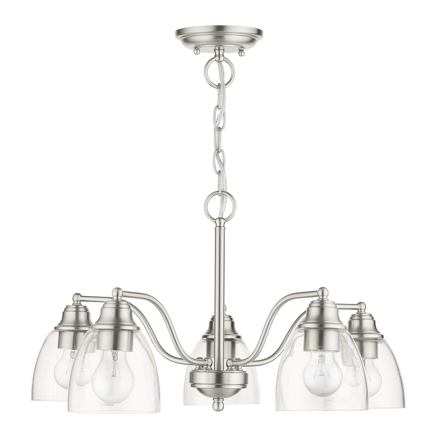 Livex Lighting Montgomery 5 - Light Chandelier in  Brushed Nickel