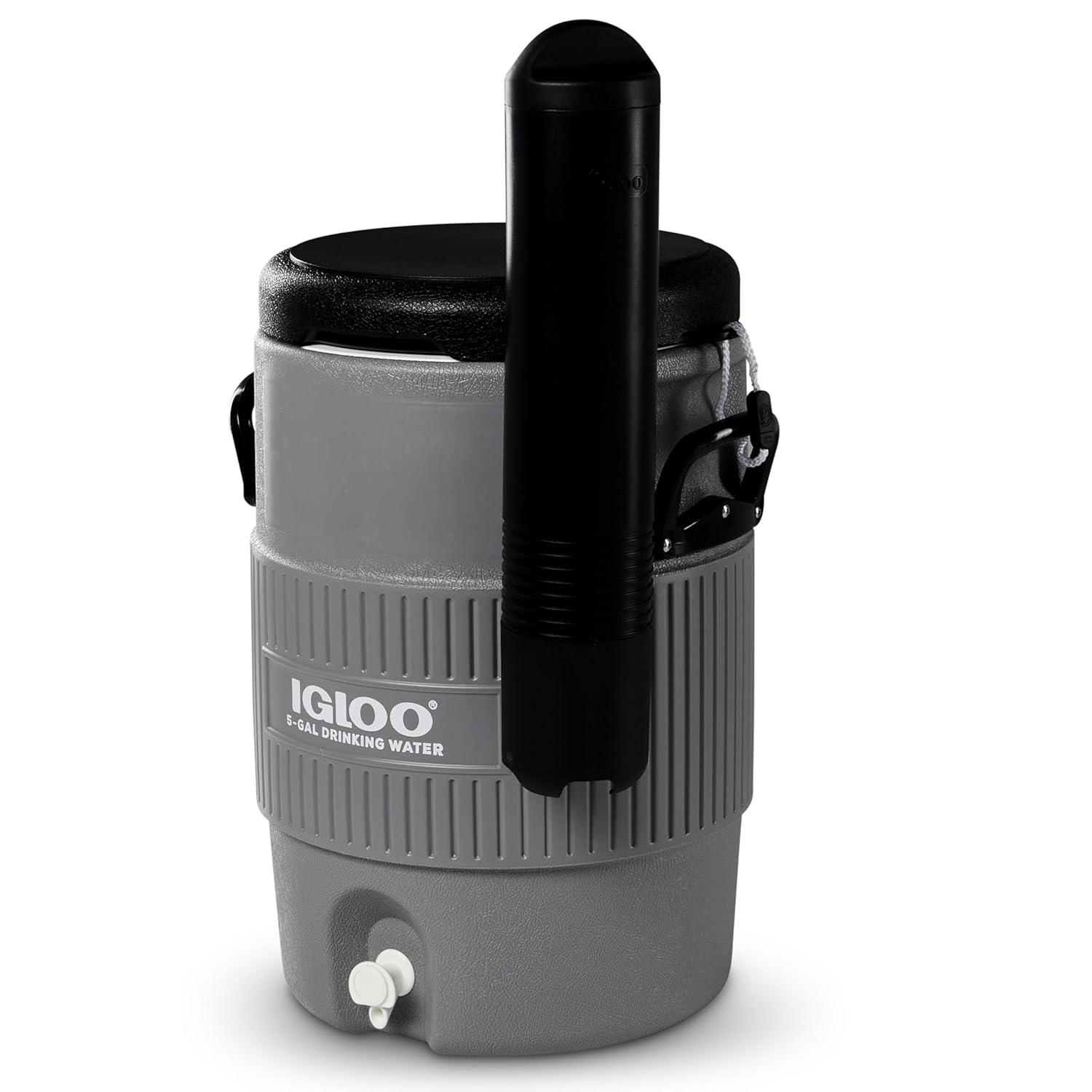 Igloo Sports Cooler Water Beverage Dispenser, Insulated 5 & 10 Gallon Water Cooler, Insulated Drink Dispenser with Spout, Portable Handwashing Stations