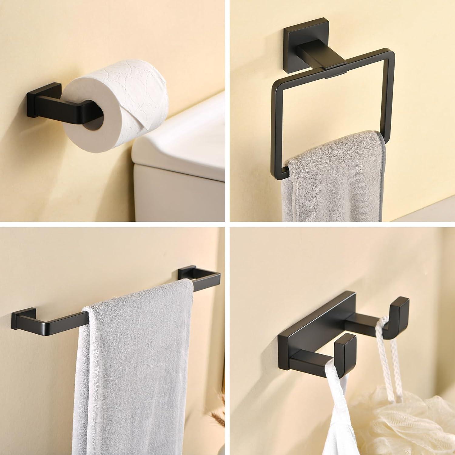 4 - Piece Bathroom Hardware Set