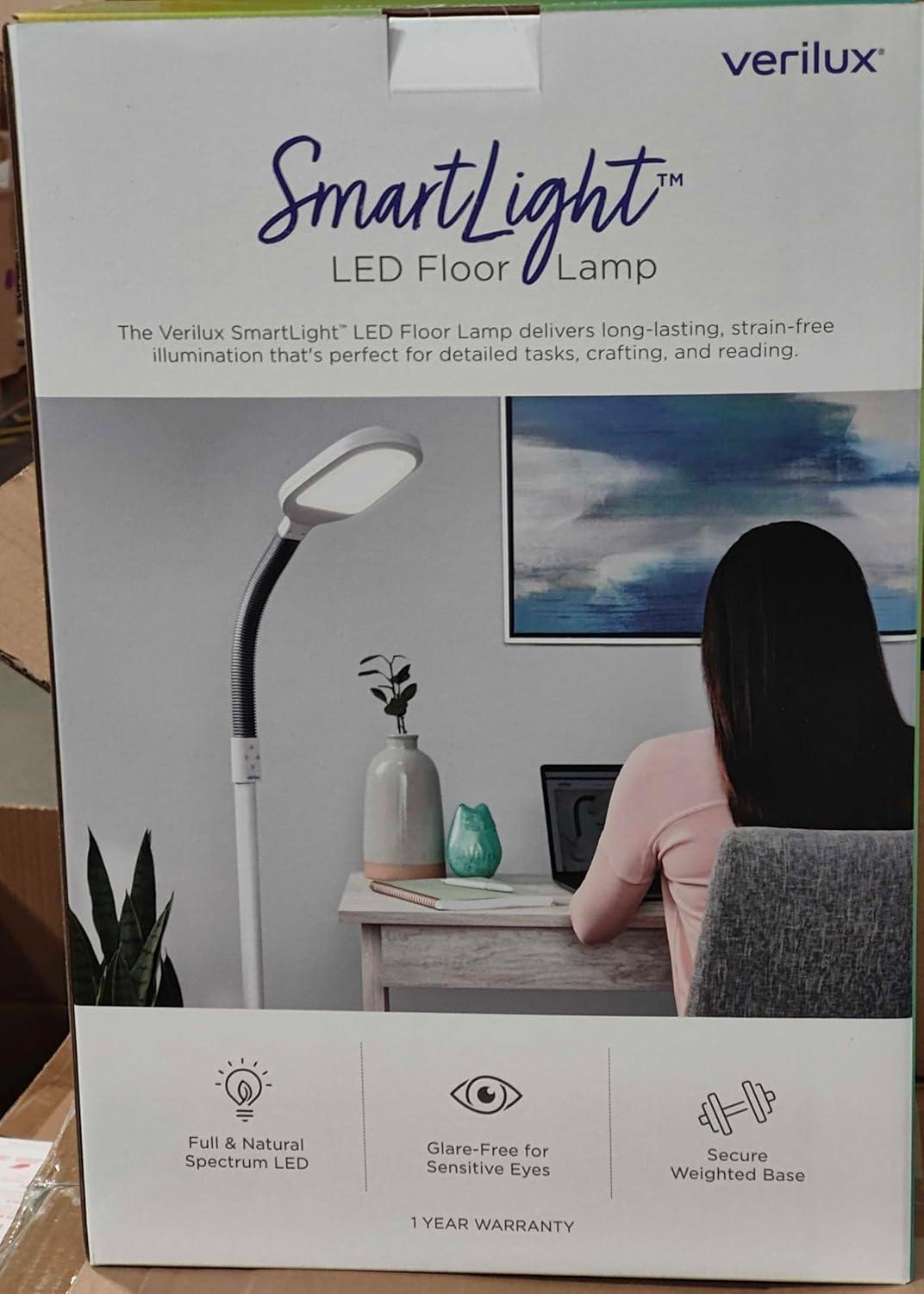 SmartLight Full Spectrum LED Floor Lamp (Includes LED Light Bulb) - Verilux