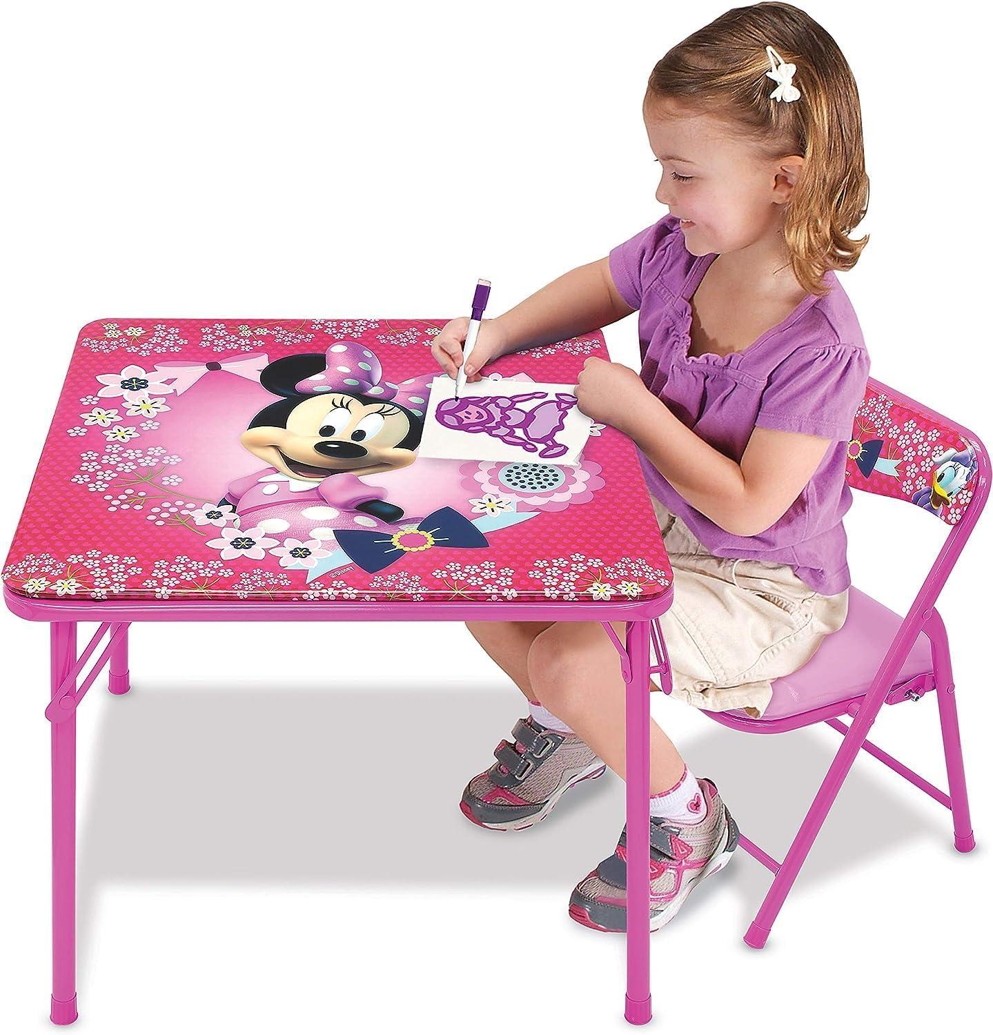 Minnie Mouse Pink Blossoms & Bows Activity Table Set