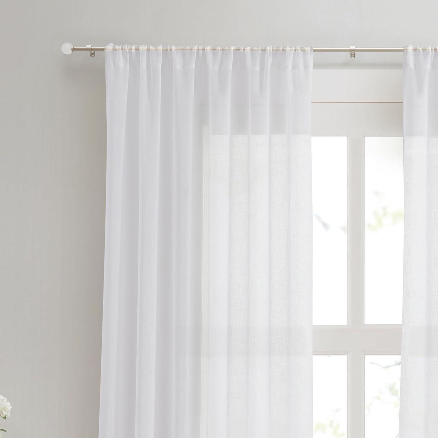 Martha Stewart Martha Stewart Beaufort Rod And Finial Set, 48'' - 86In