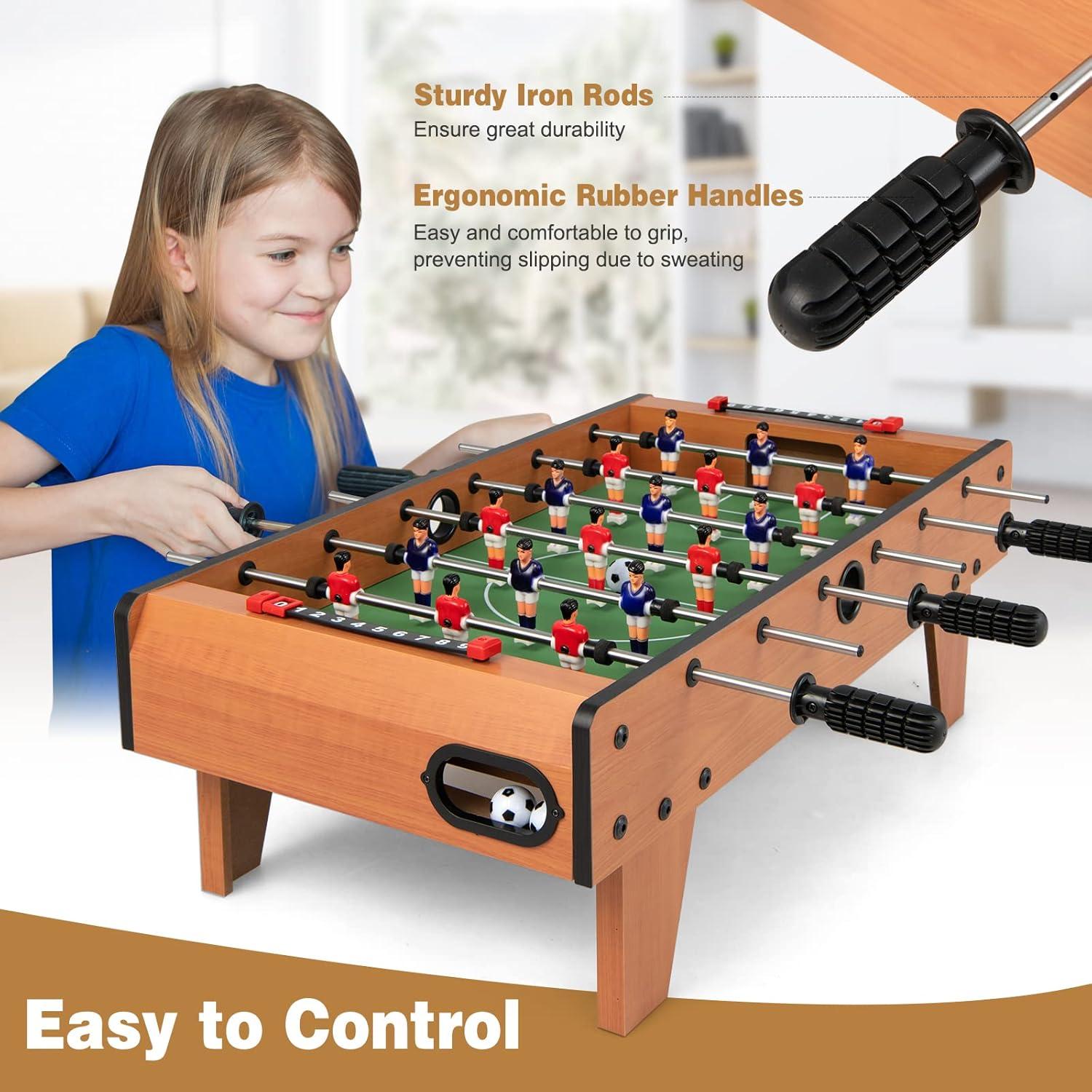 Costway 27'' Foosball Table Competition Game Room Soccer football Sports Indoor w/ Legs