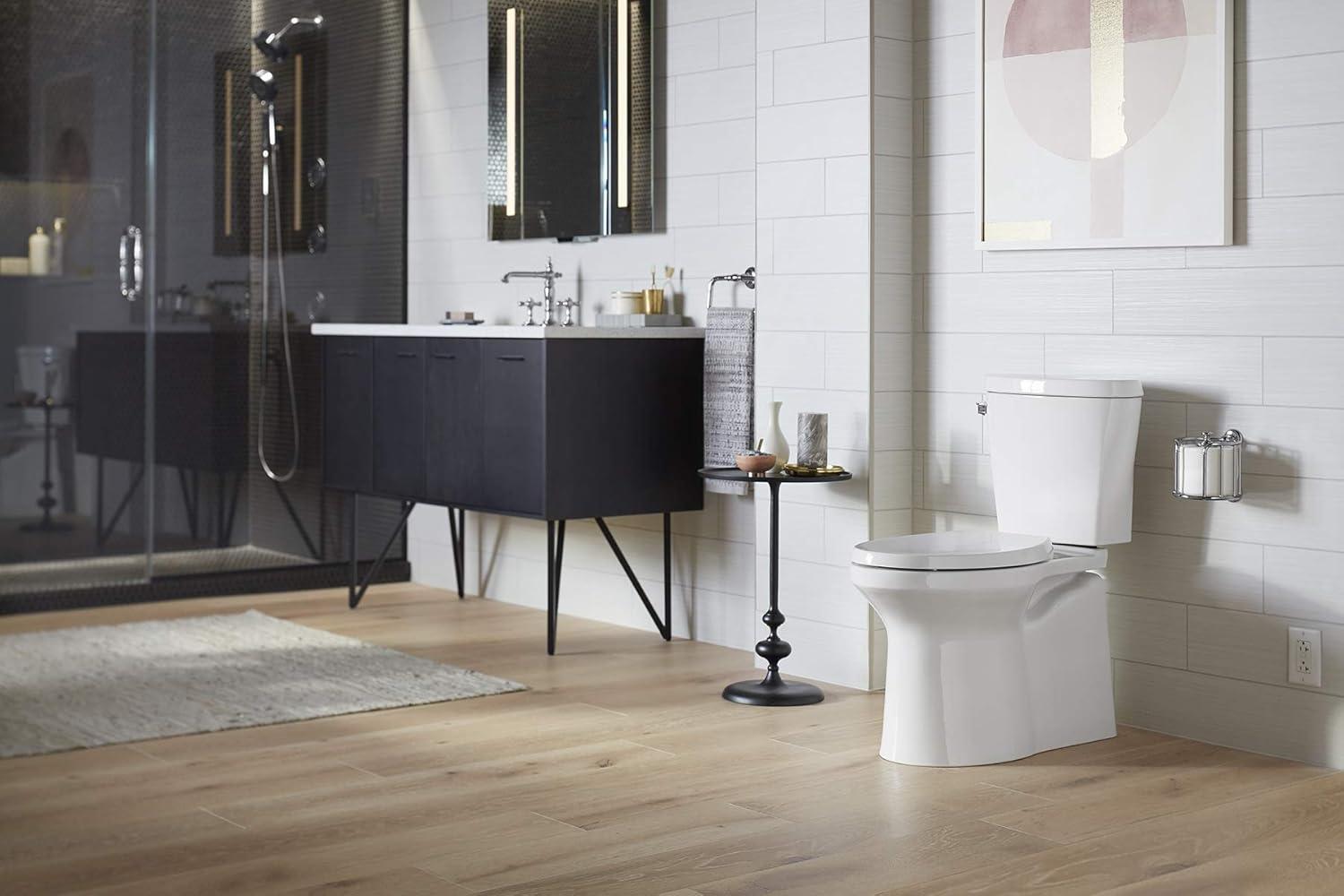 Betello White High Efficiency Elongated Two-Piece Toilet