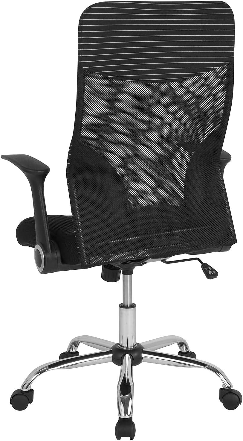 Jefferson High Back Ergonomic Office Chair with and White Contemporary Mesh Design