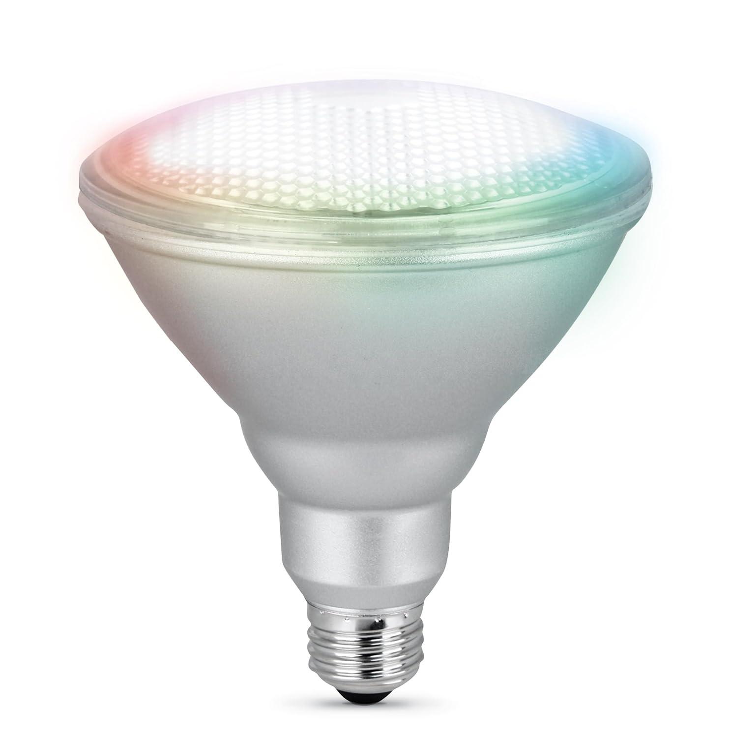 Feit Electric PAR38 E26 (Medium) LED Smart Bulb Color Changing 90 Watt Equivalence 1 pk