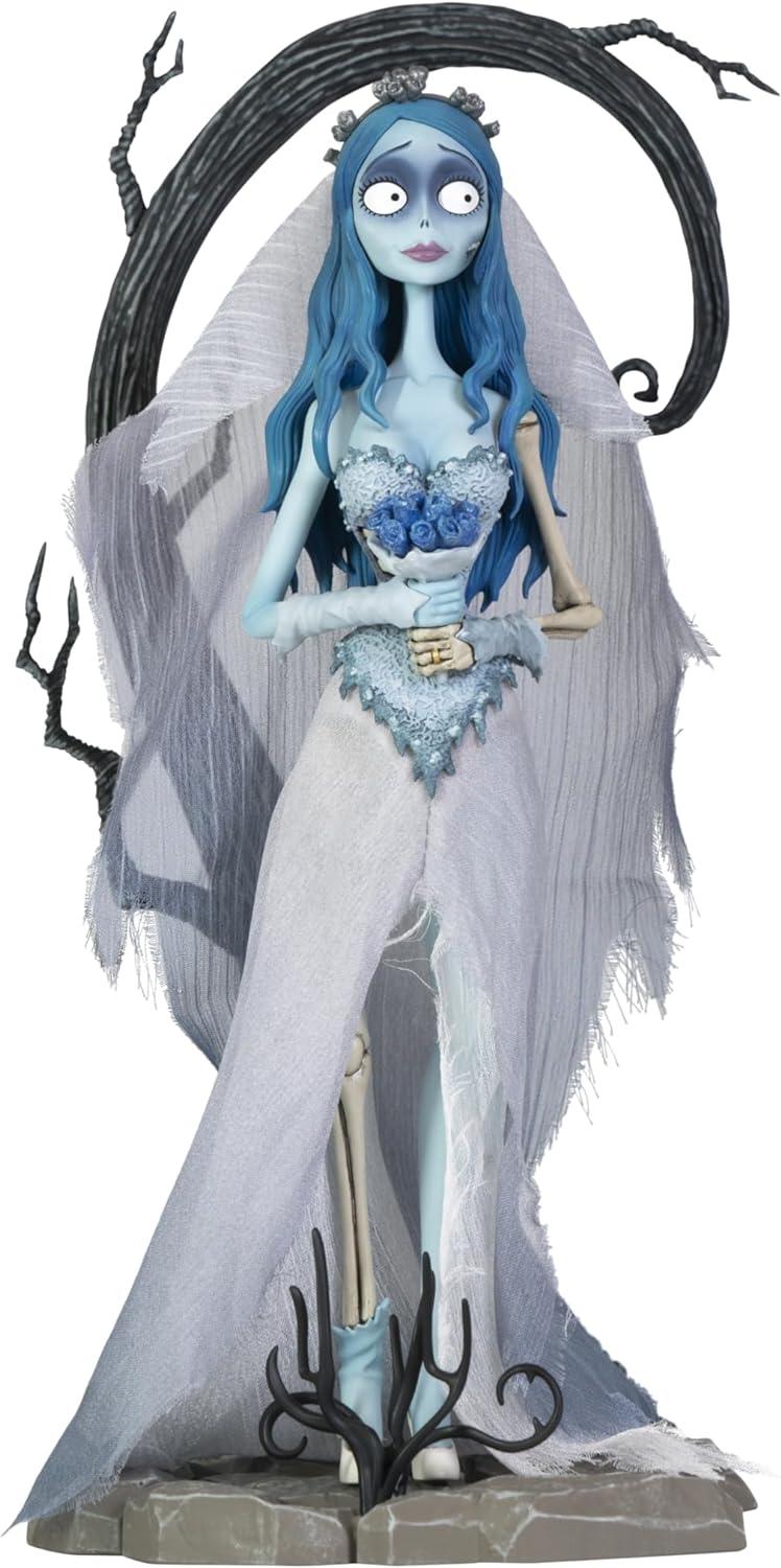 Corpse Bride Emily 8.2" Tall PVC Figurine with Fabric Veil