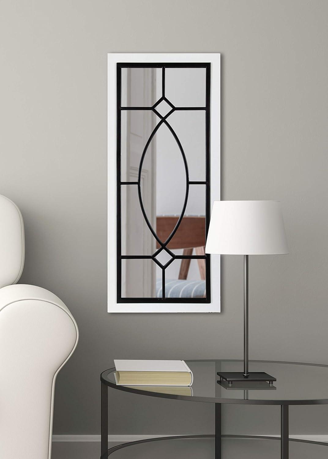 Bakersfiel Windowpane Wall Mirror - Kate & Laurel All Things Decor