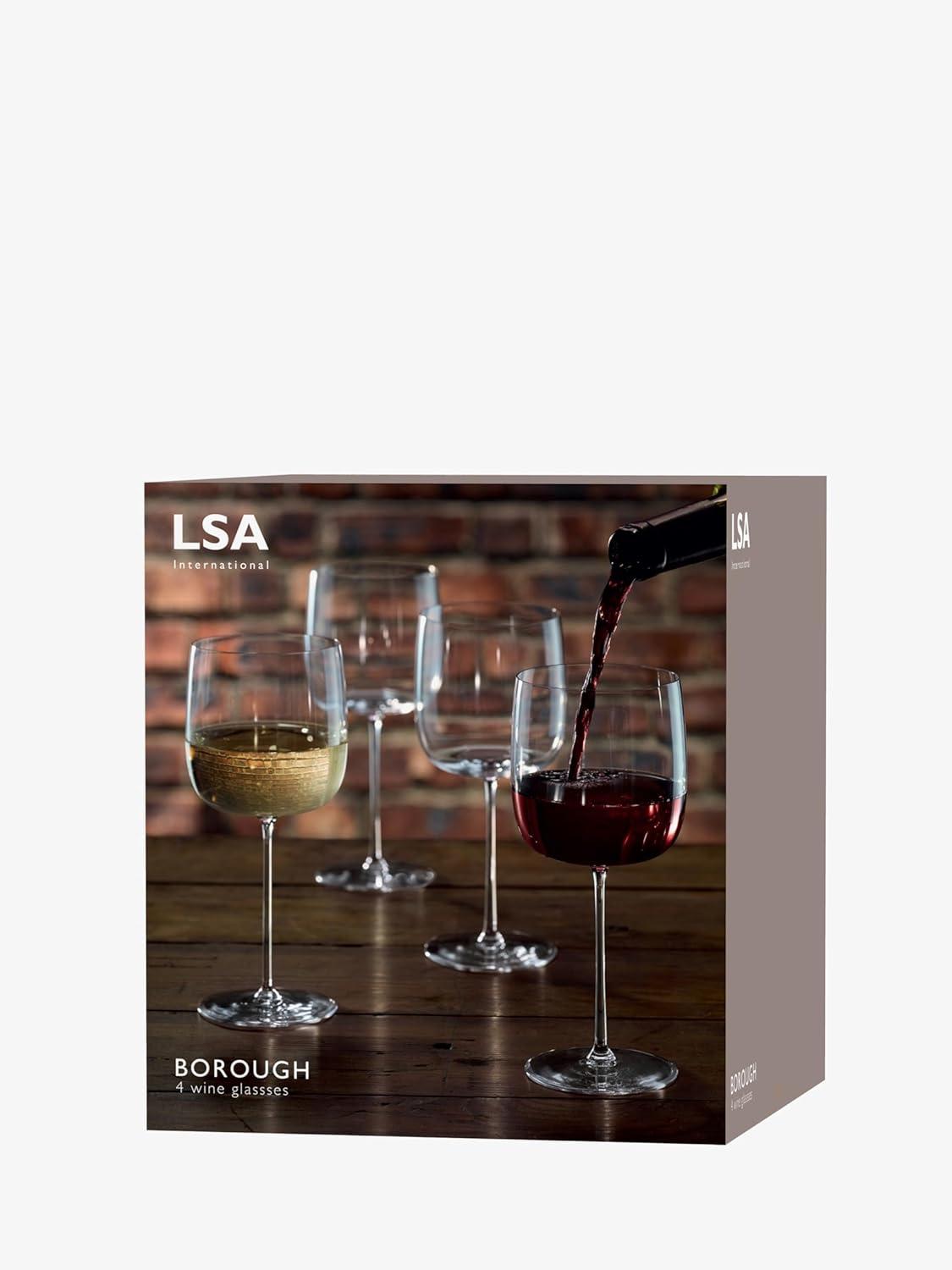 Borough Glassware by LSA International - White Wine Glasses -Set of 4