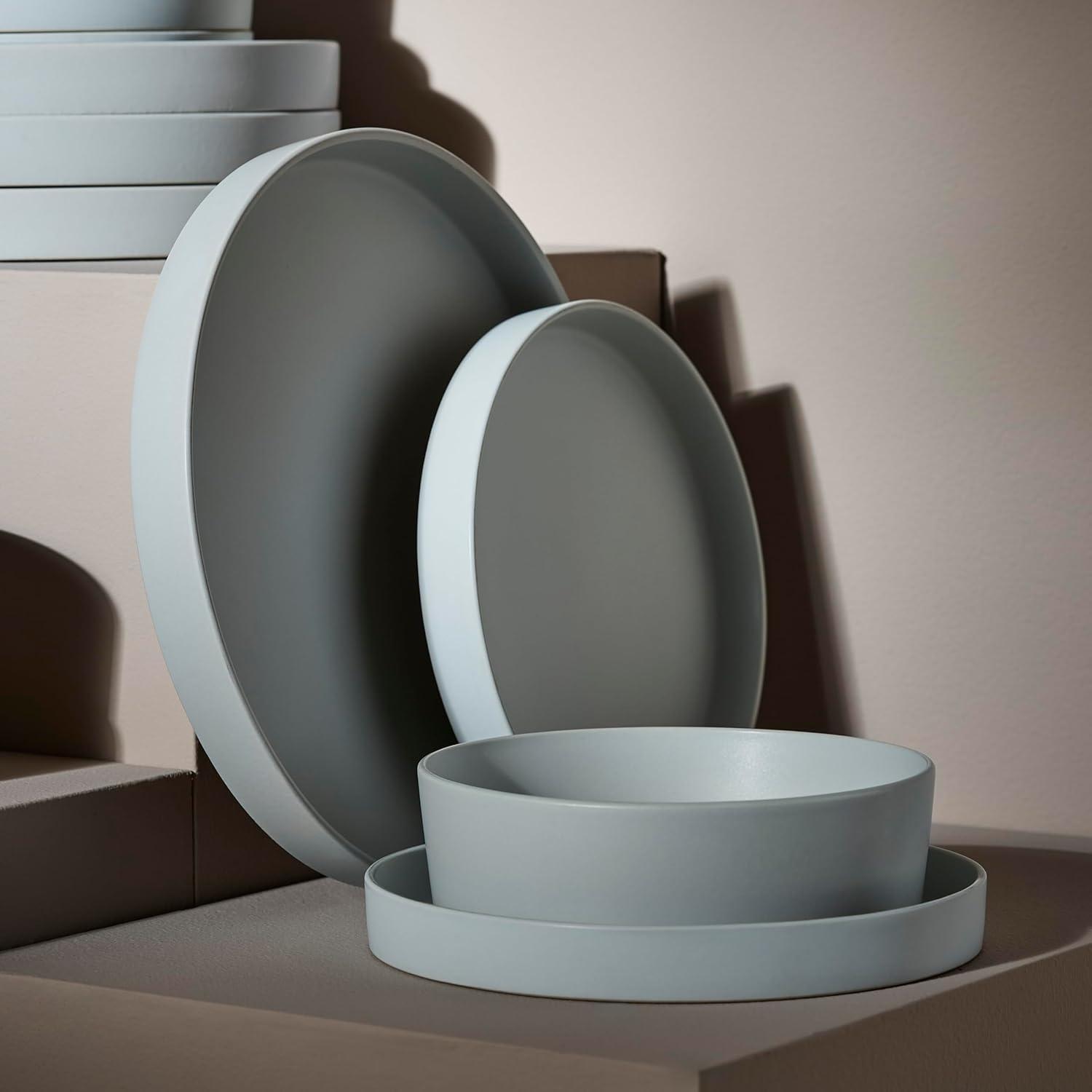 MODAN Stoneware Dinnerware - Set of 24