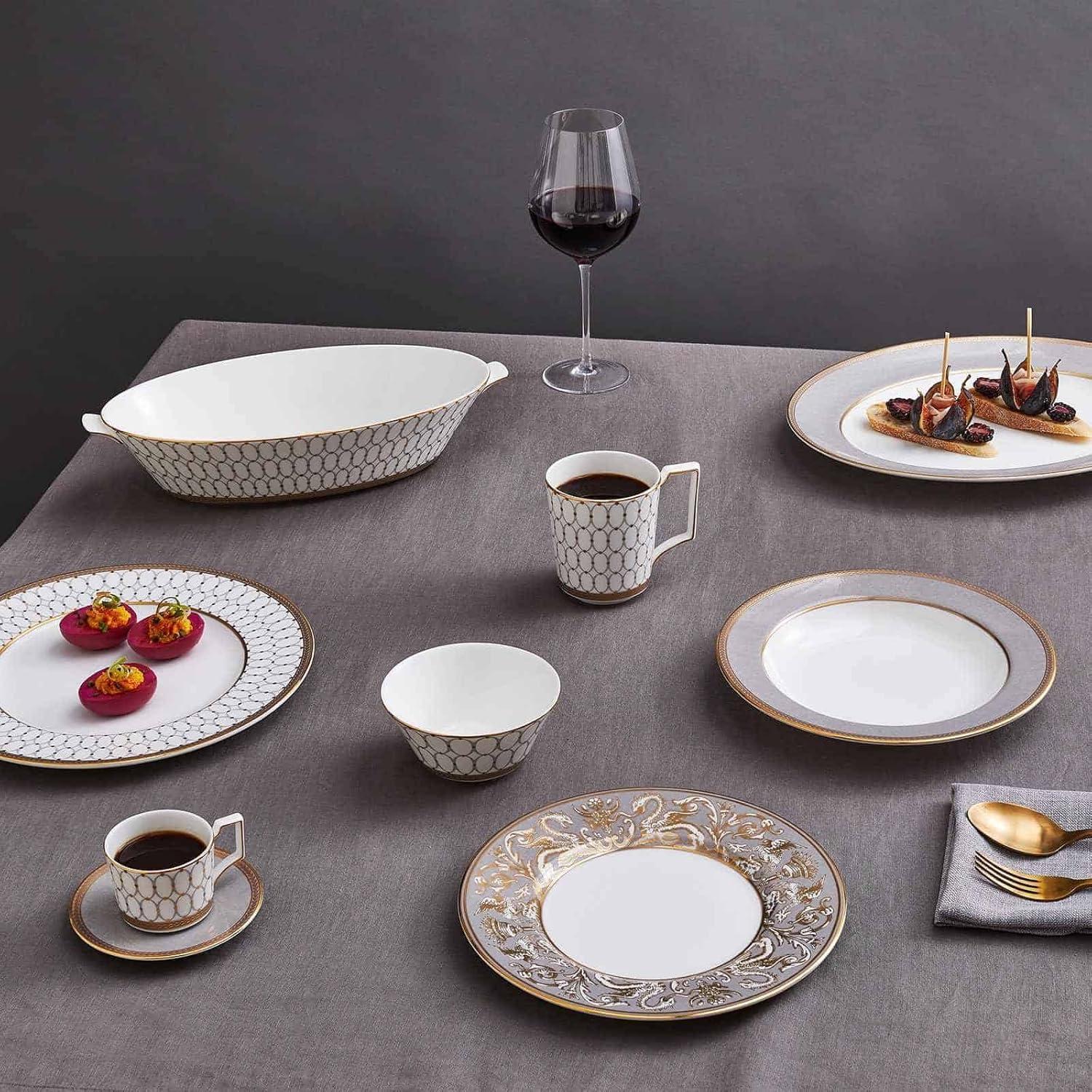 Wedgwood Renaissance Grey 10.76" Dinner Plate | Wayfair