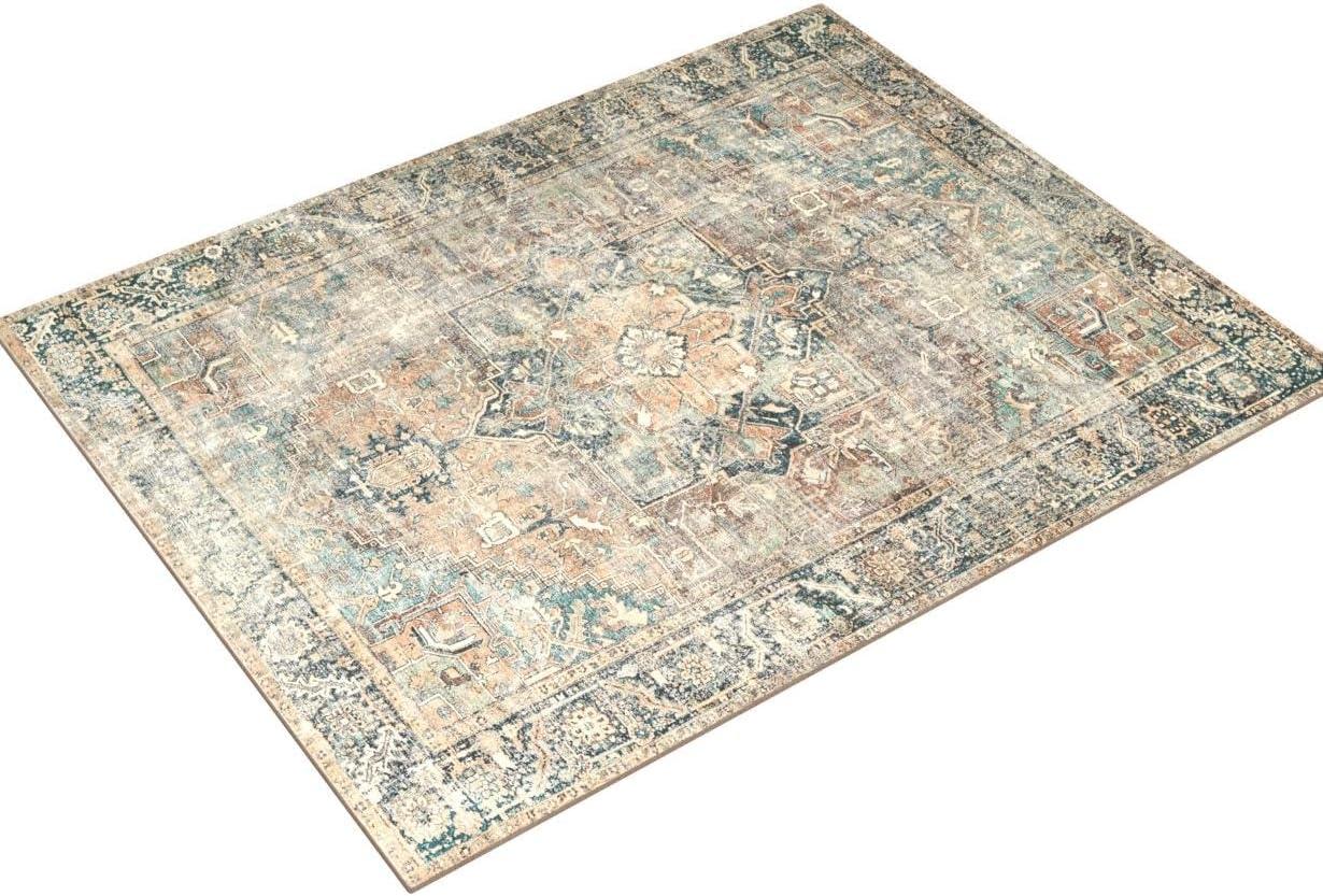 Margot Oriental Area Rug in Beige