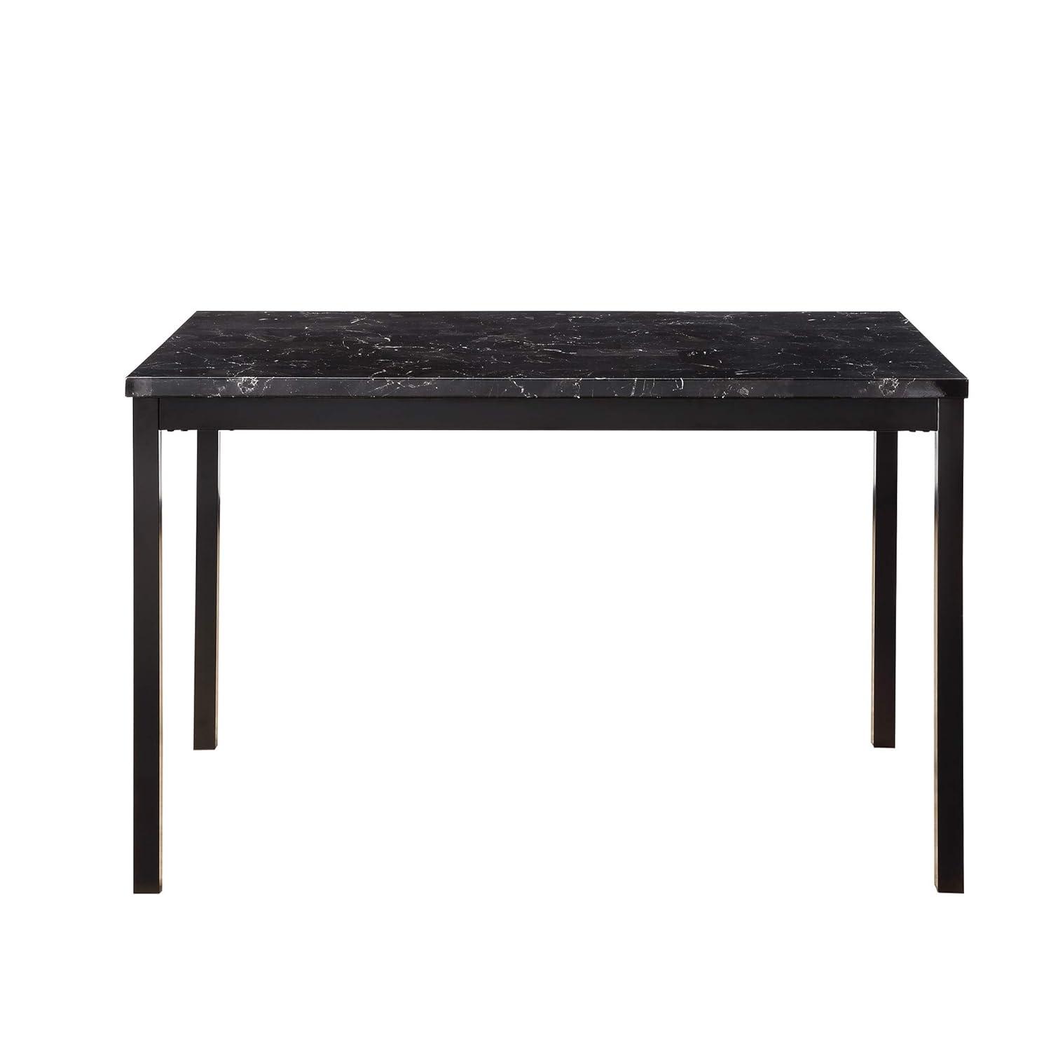 YOJFOTOOUQYUAN. Tempe 48" x 30" Dining Table, Black