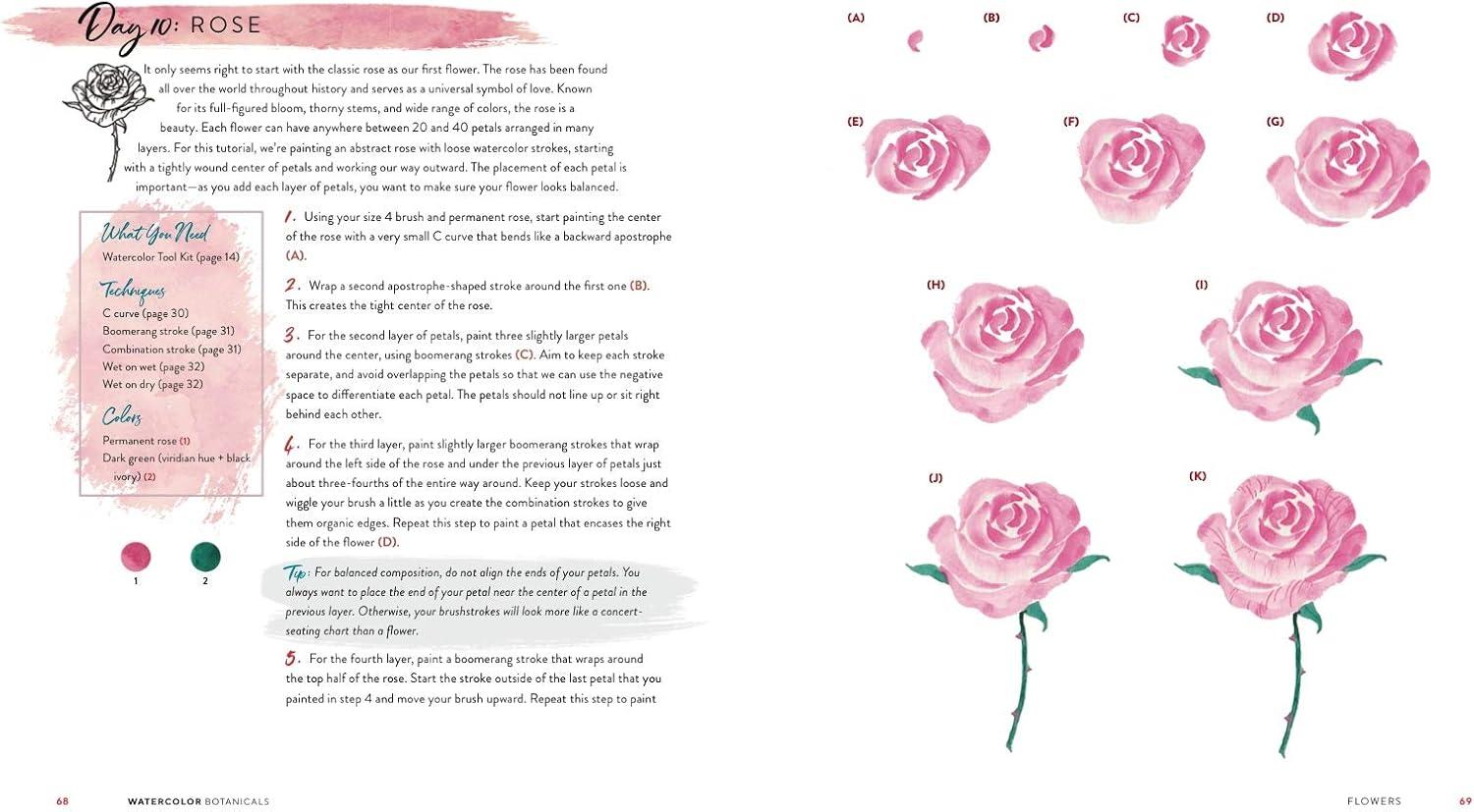 Watercolor Botanicals Guide: Learn to Paint Plants and Florals